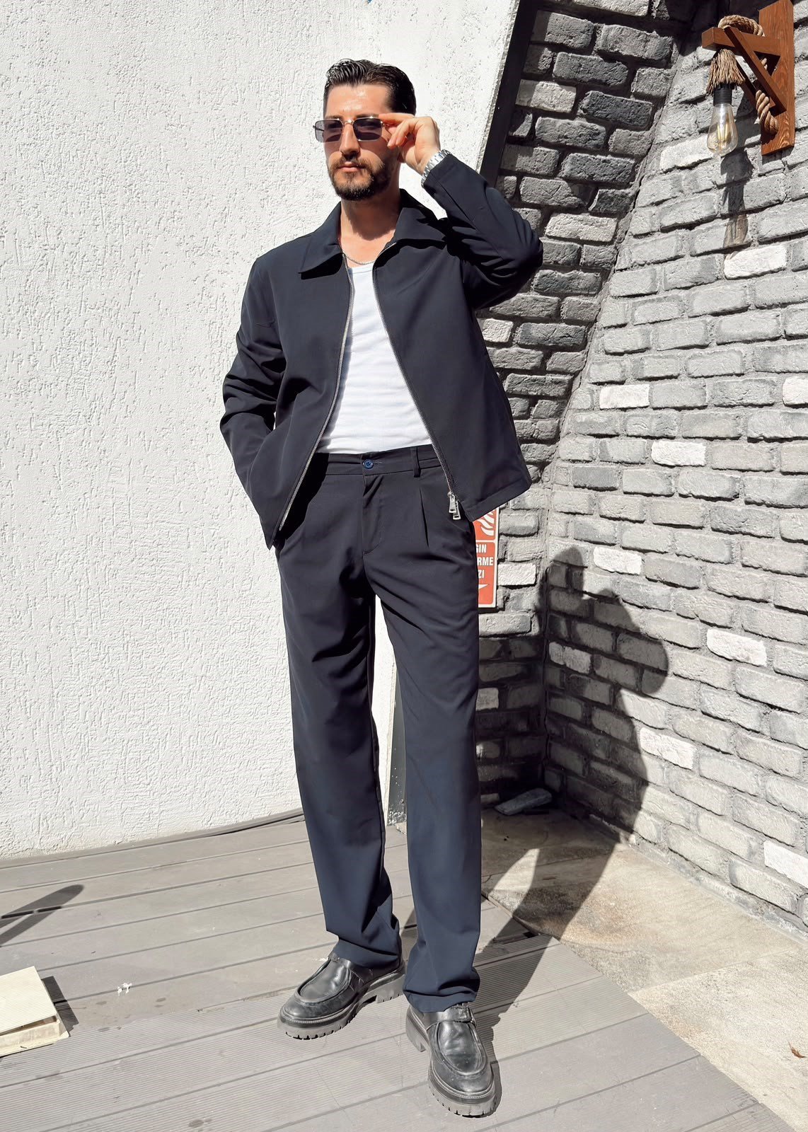 Luxury Ceket-Pantolon Takım Lacivert