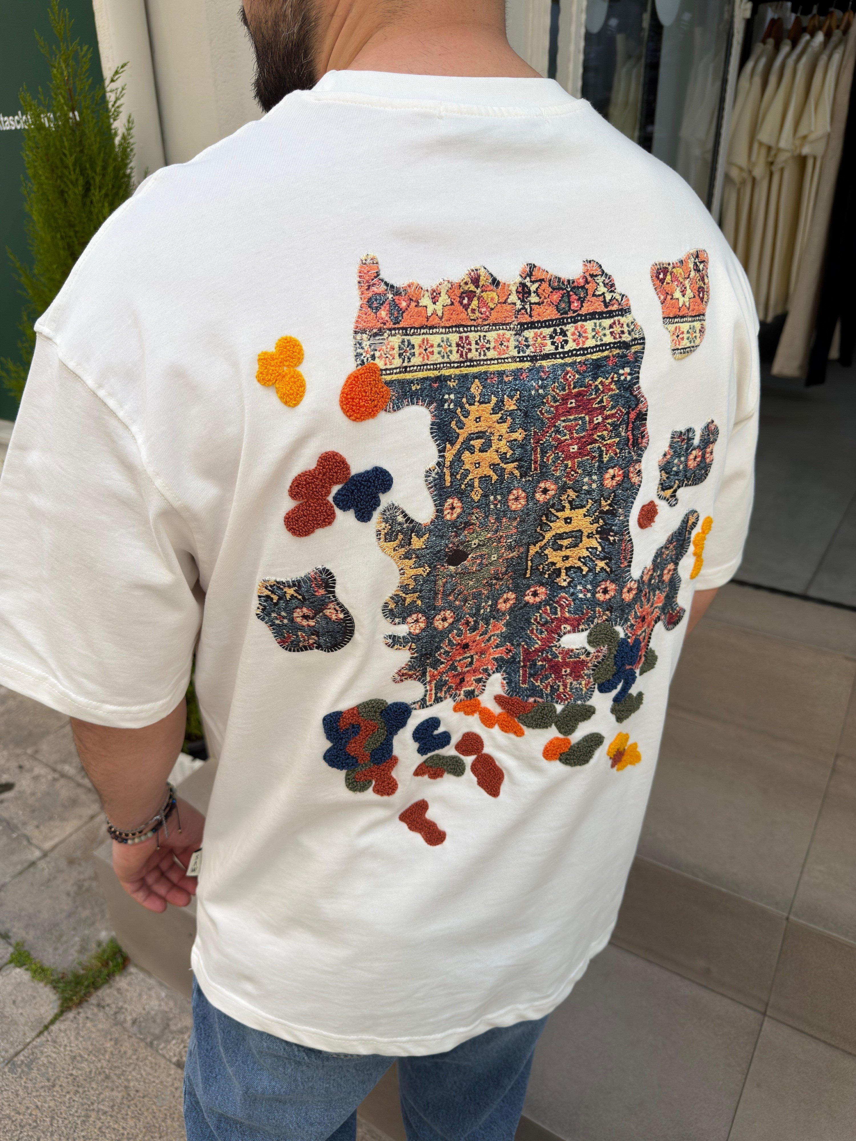 Authentic Nakışlı Oversize Tshirt