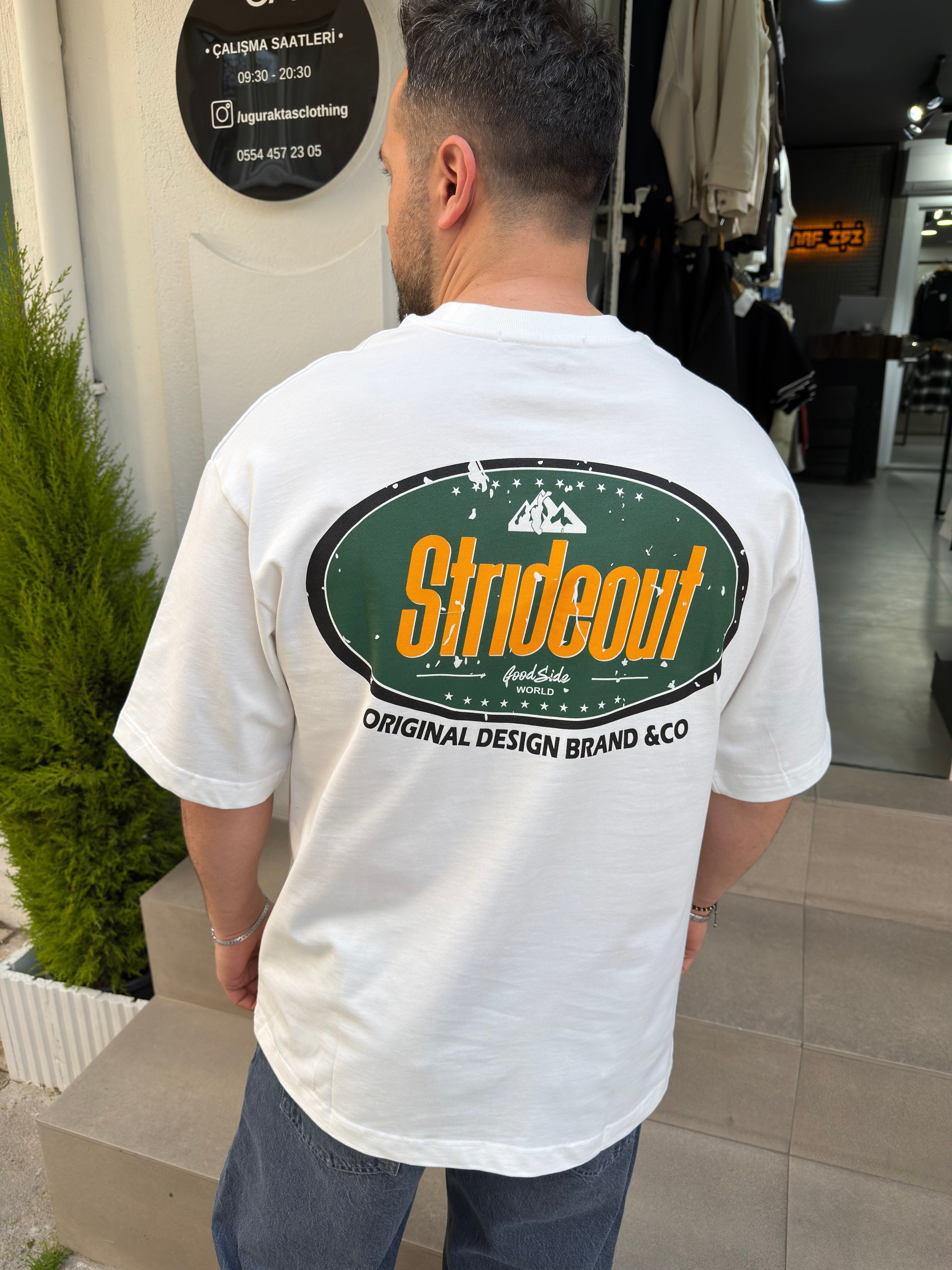 Design Baskılı Oversize Tshirt