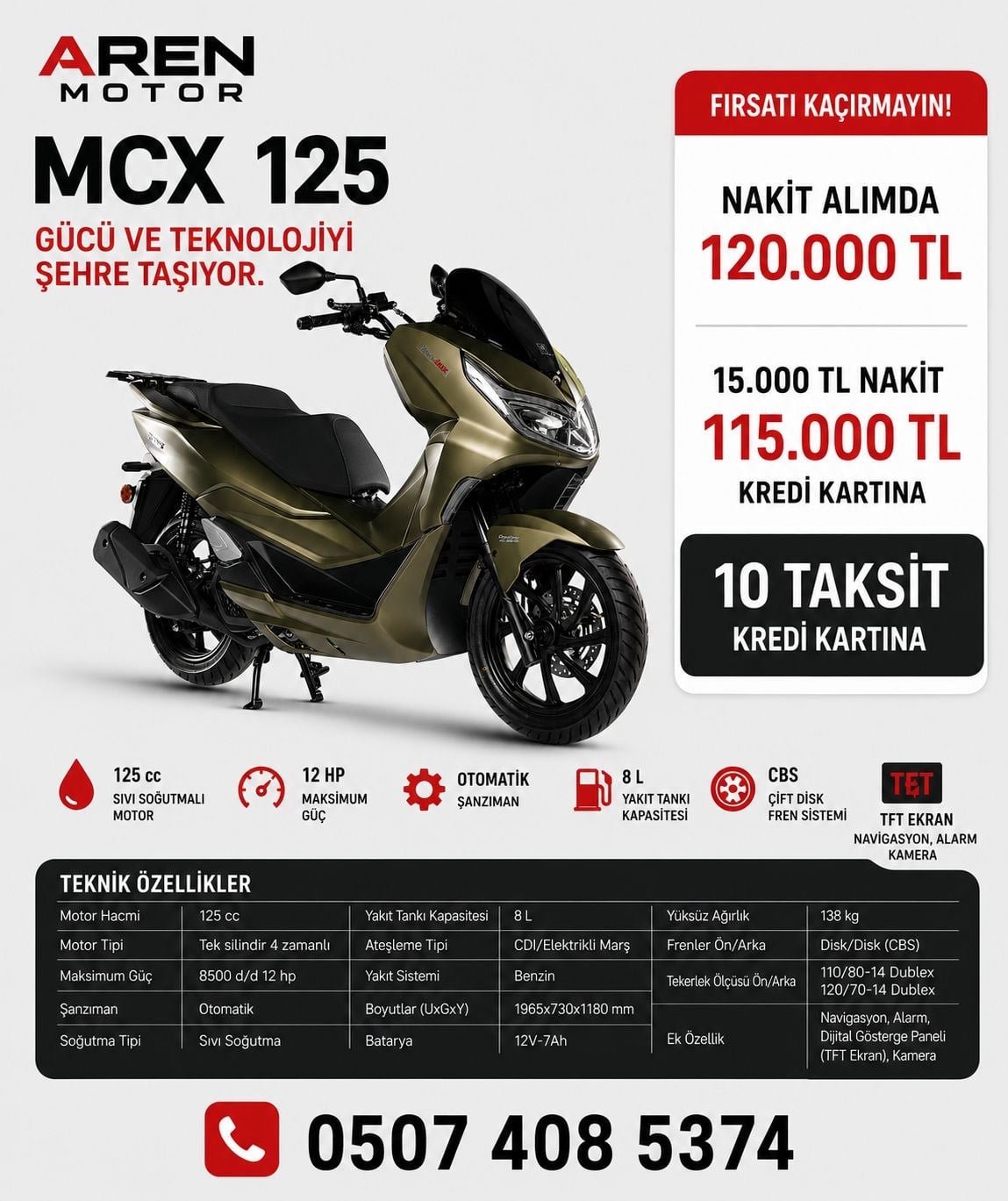 Motolux mcx 125 