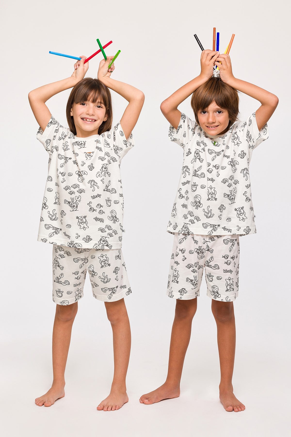 2-8 Yaş Erkek Çocuk Pijama