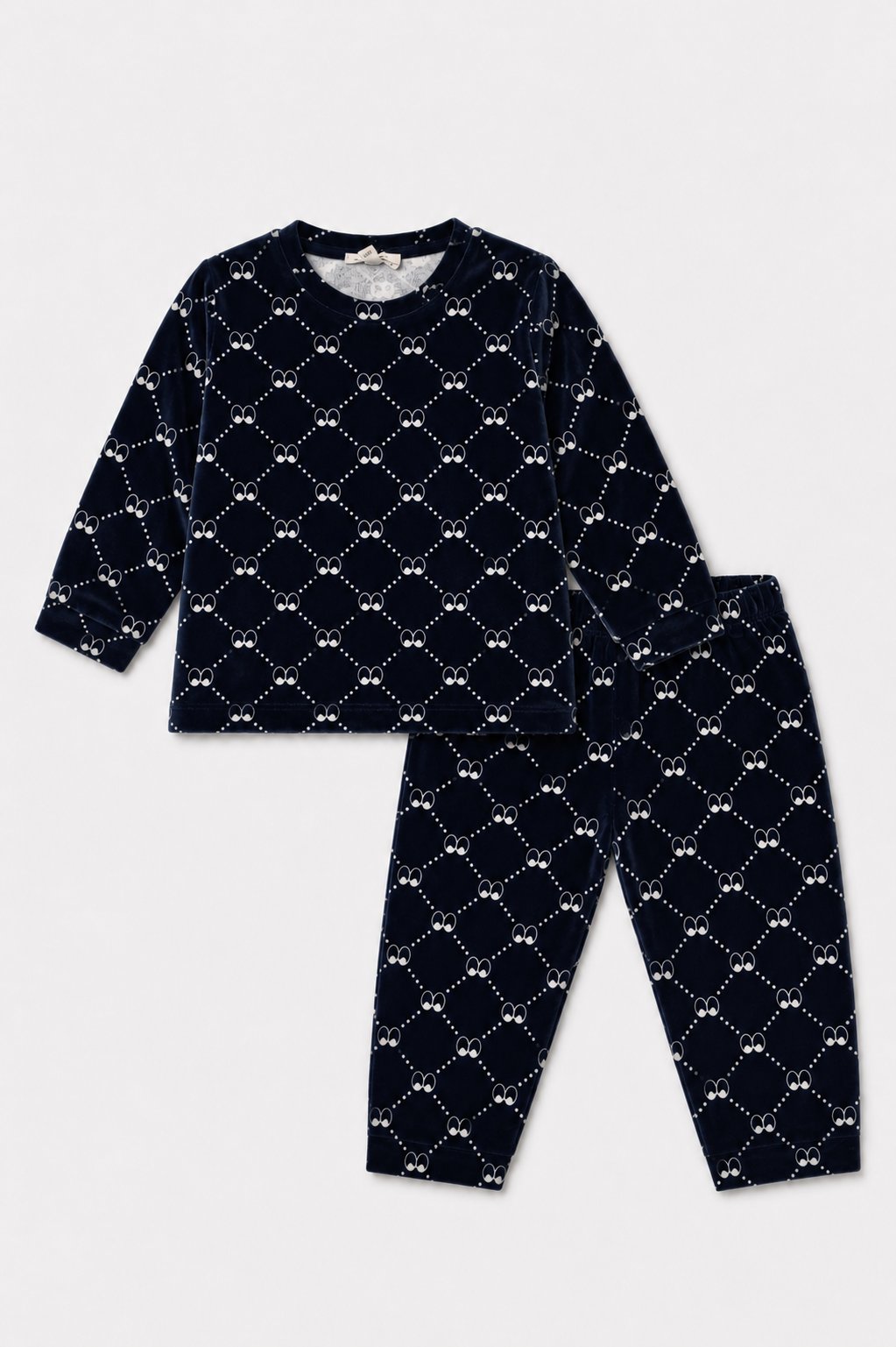 Kadife Erkek Bebek Pijama