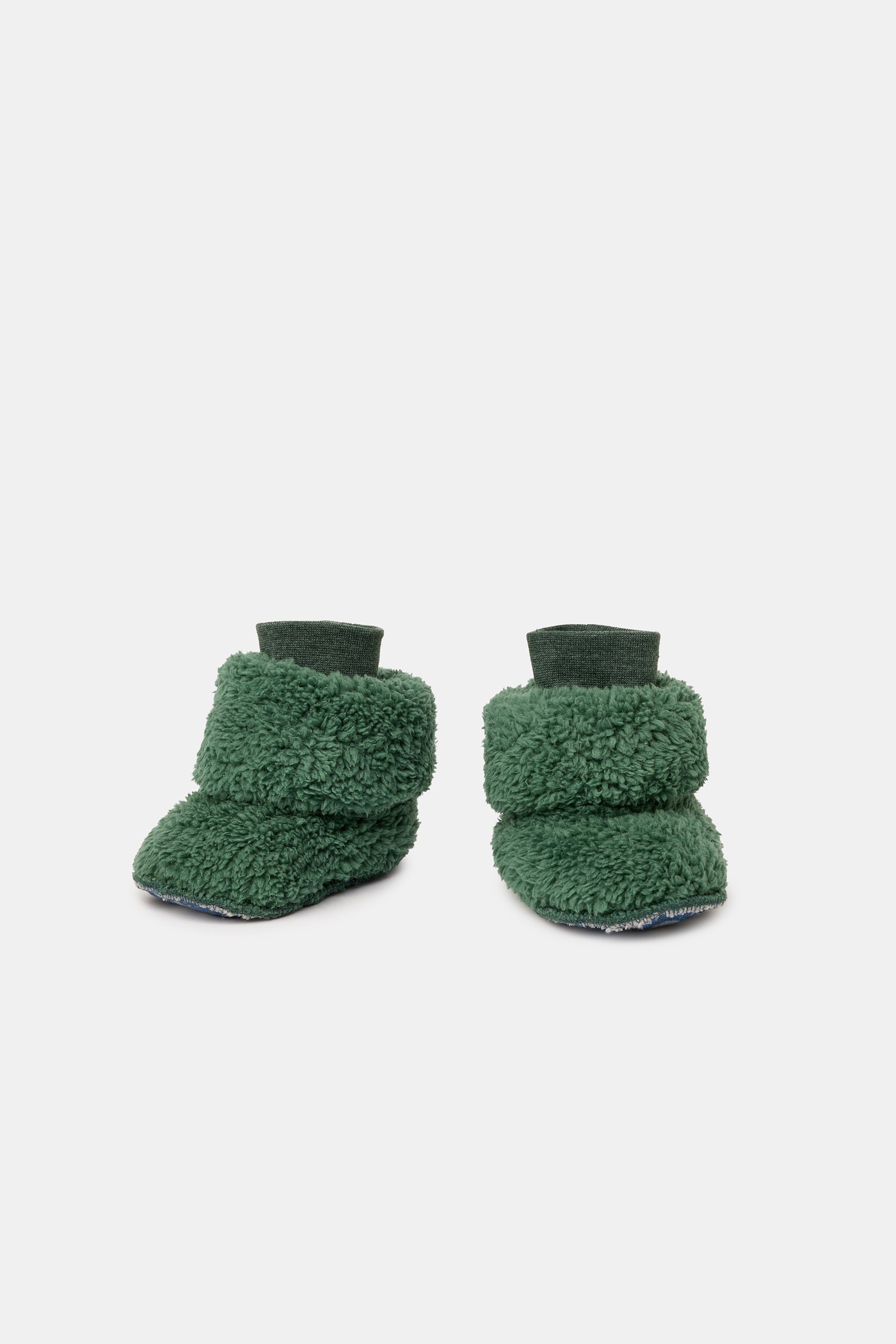 Koyu Yeşil Velsoft Bebek Patik