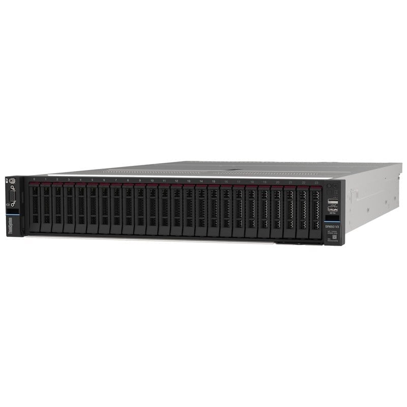 LENOVO THINKSYSTEM SR650 7D761010EA V3 1XINTEL XEON GOLD 6526Y 16C 1X64GB 2.5   940-8I 4GB 1X1100W 3 YIL YERİNDE GARANTİ