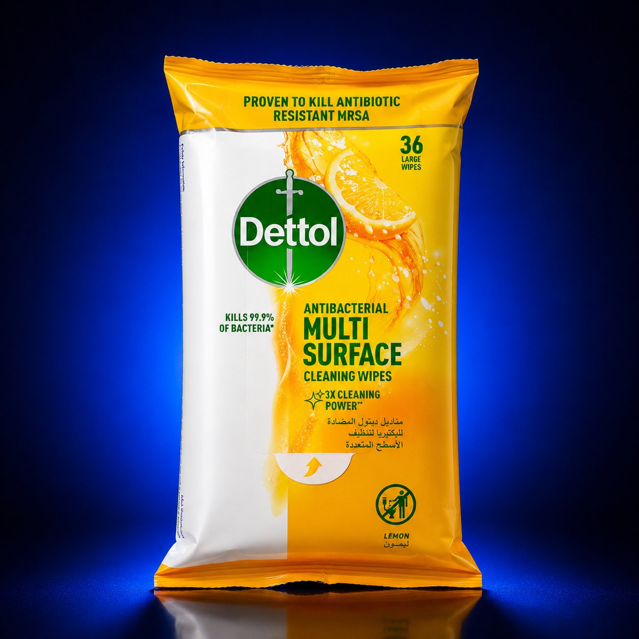 ANTIBACTERIAL MULTI SURFACE 36 WIPES