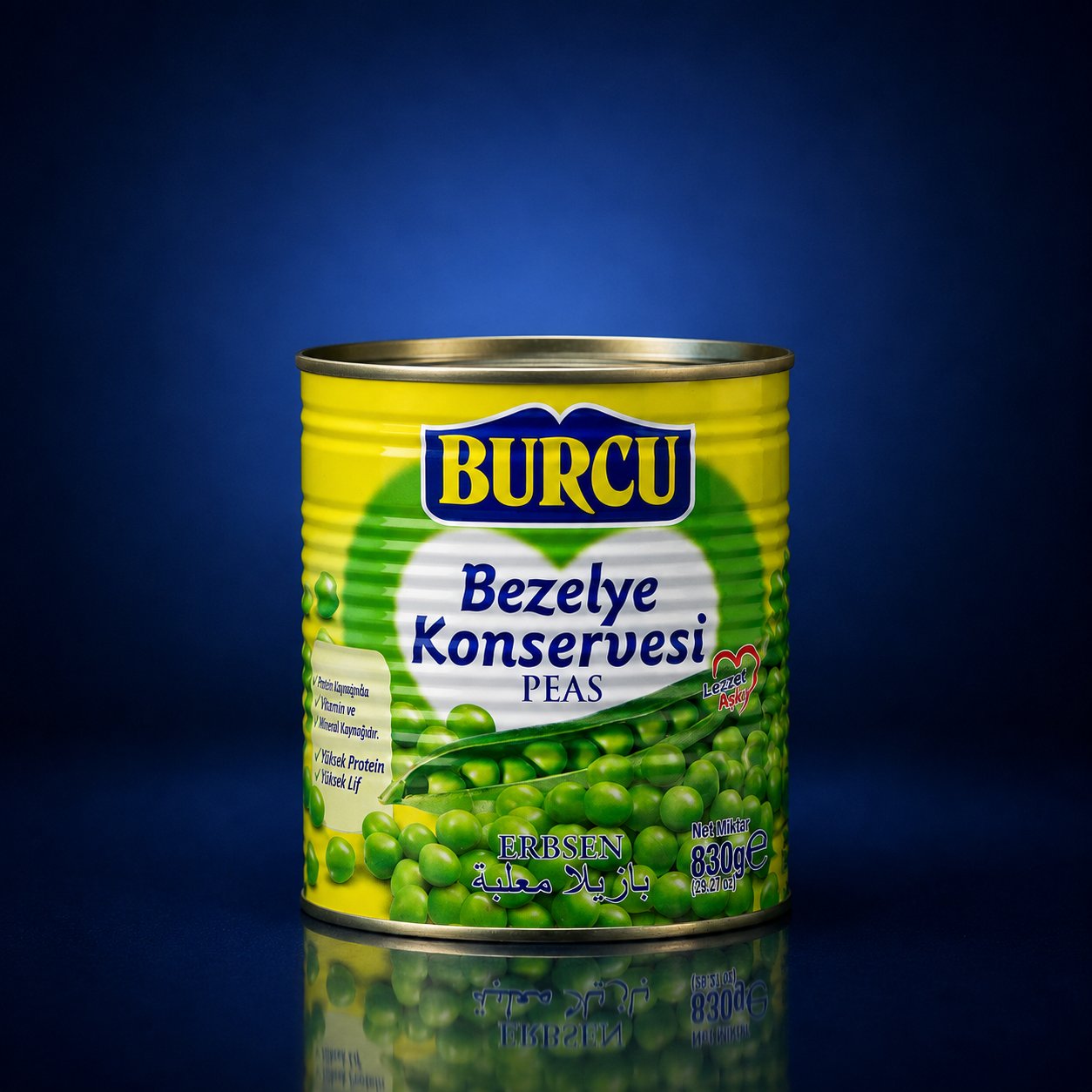 BURCU BEZELYE KONSERVE 1/1 TNK. (830 GR)*12
