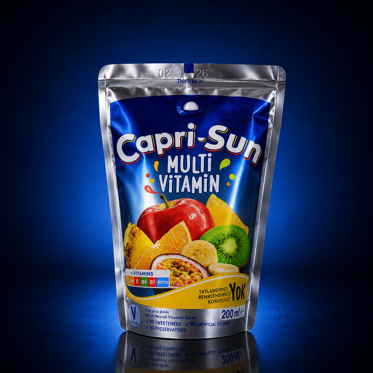 CAPRİ-SUN MEYVE SUYU MULTİVİTAMİN 200 ML