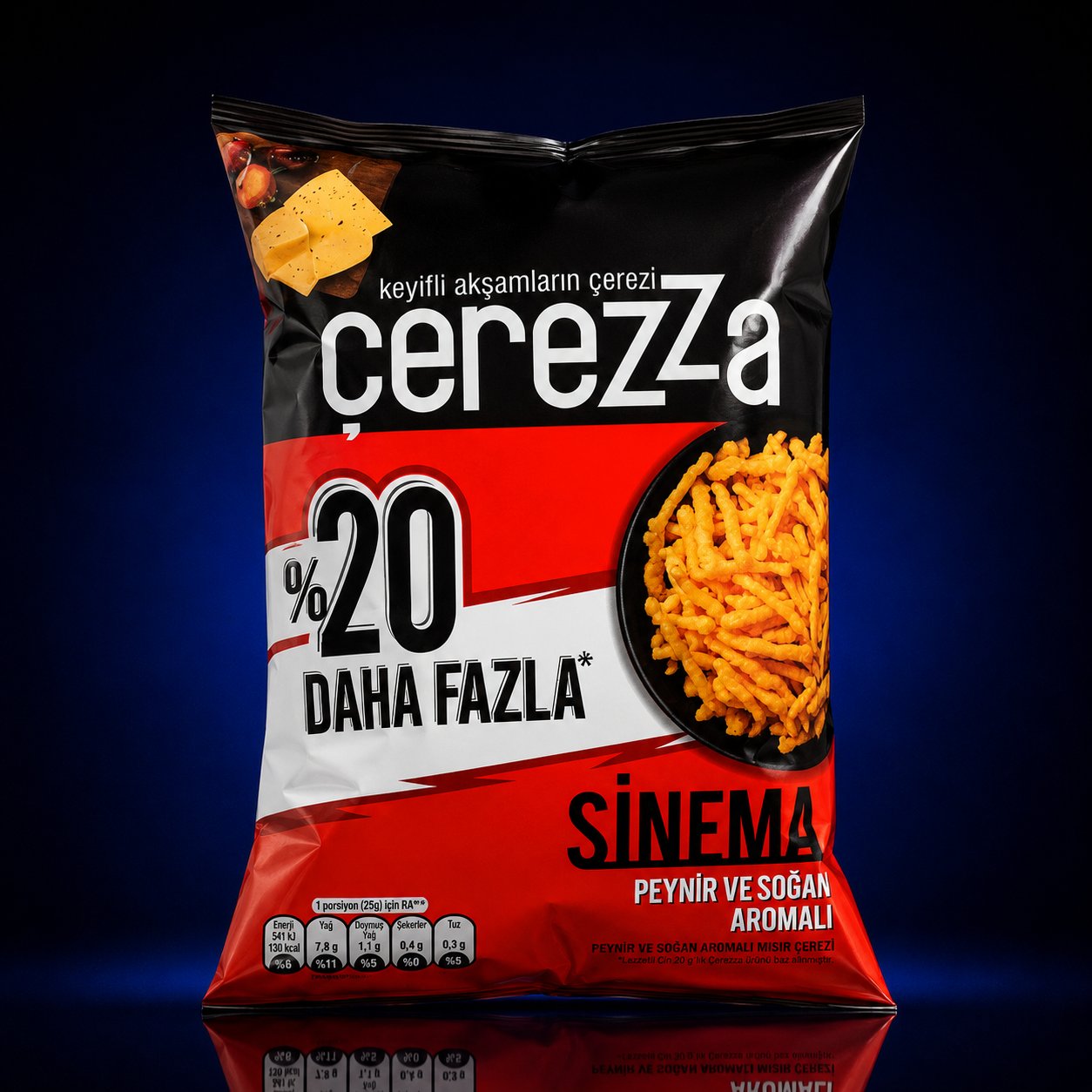 CERAZZA SİNEMA PEYNİR SOĞAN  130 GR *26