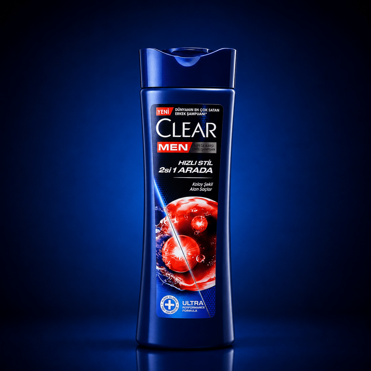 CLEAR MEN ŞAMPUAN HIZLI STİL 2 Sİ 1 ARADA 350 ML *25