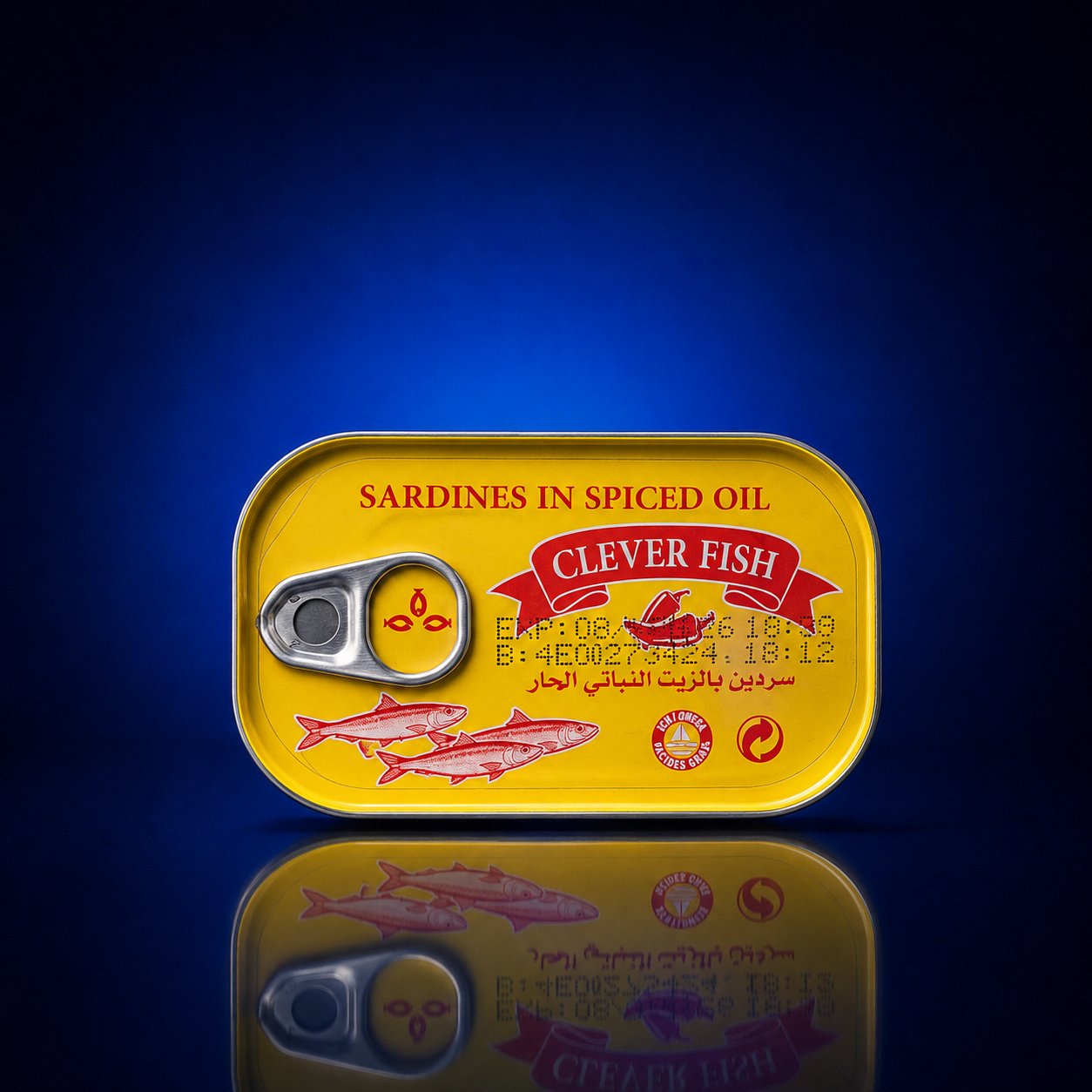 CLEVERFISH CHILLI SARDINE 125 GR