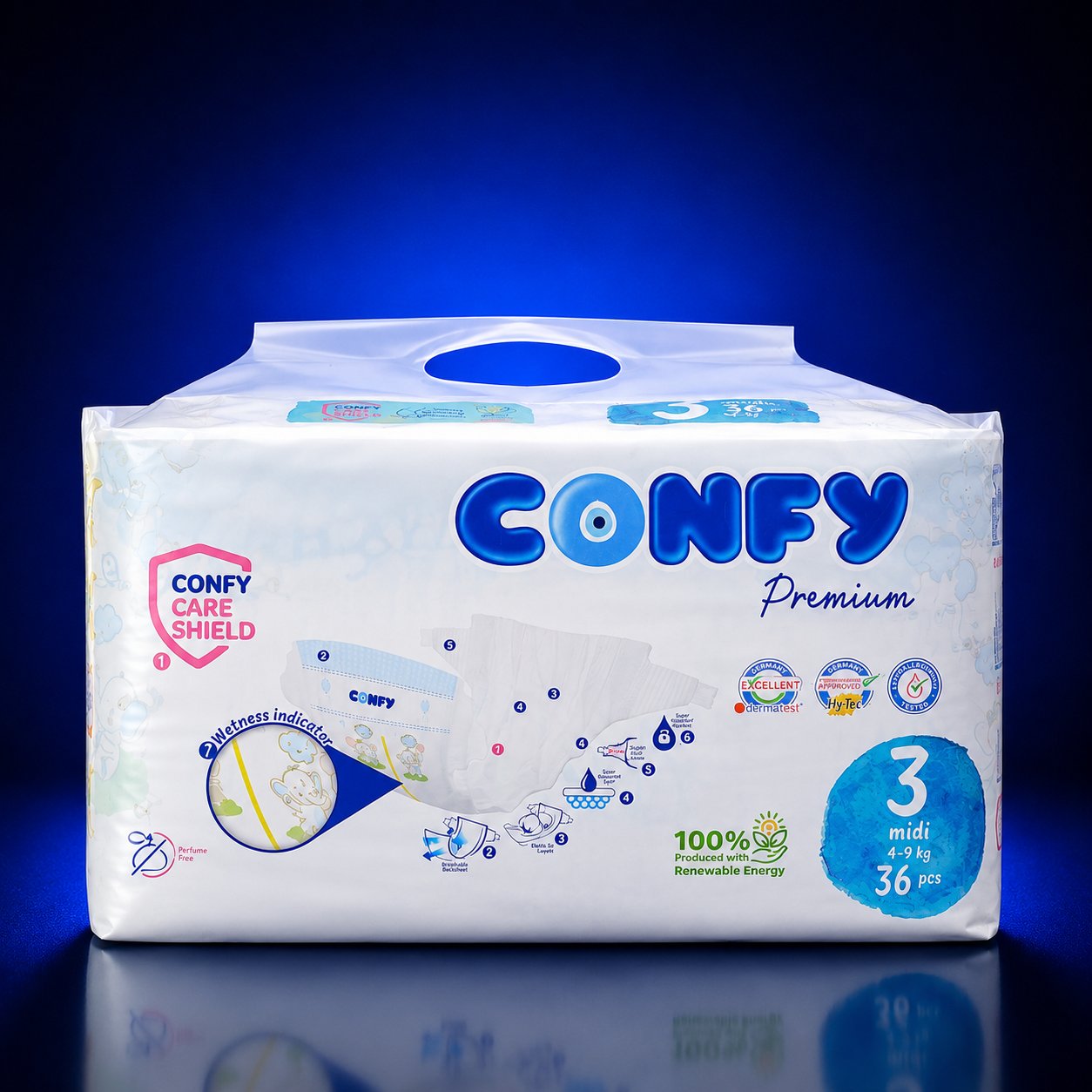 CONFY COCUK BEZ NEMAR 3  36 ADET