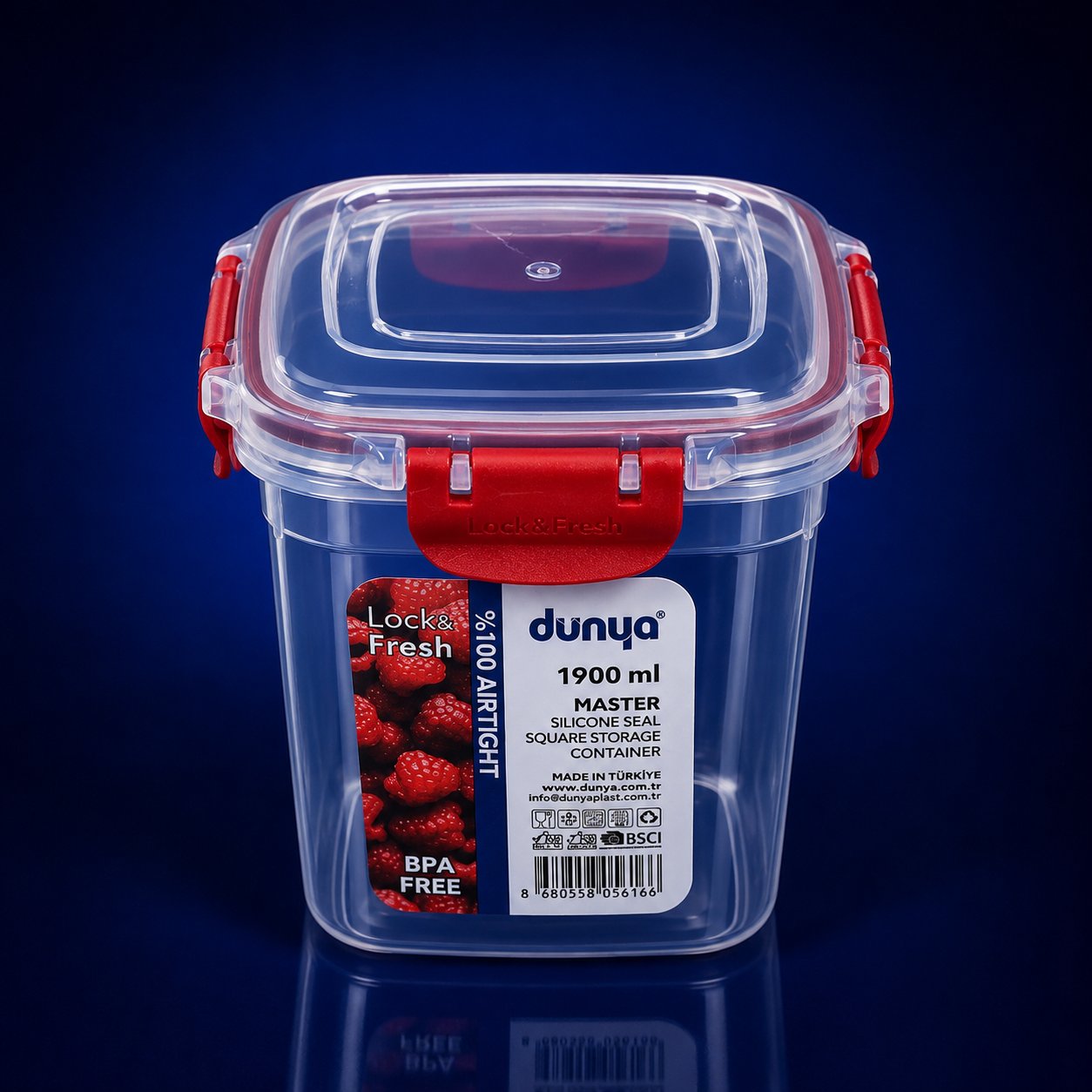 DÜNYA 1900 ML MASTER DERİN KARE 30833