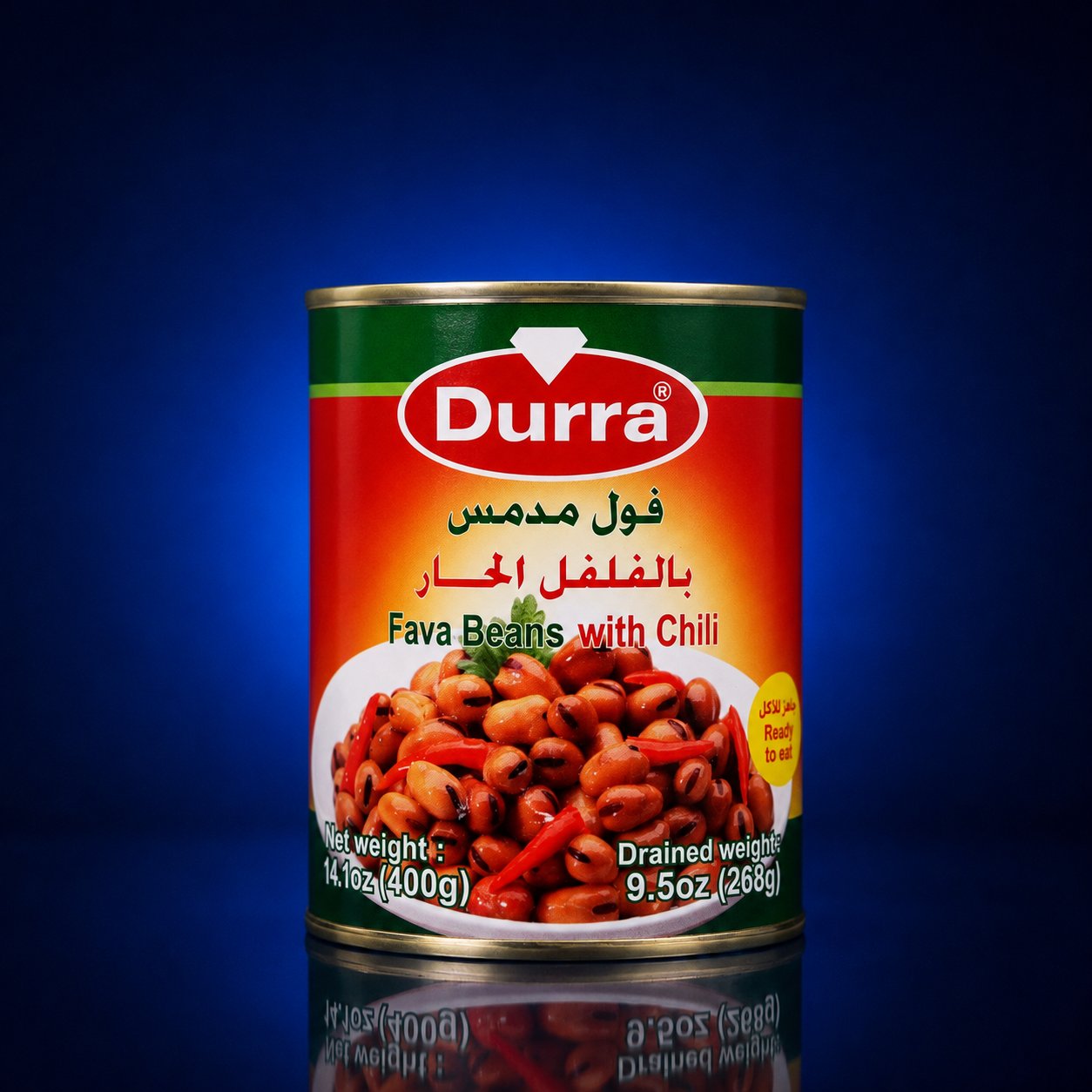 DURRA FAVA BEANS WITH CHILI 400 GR