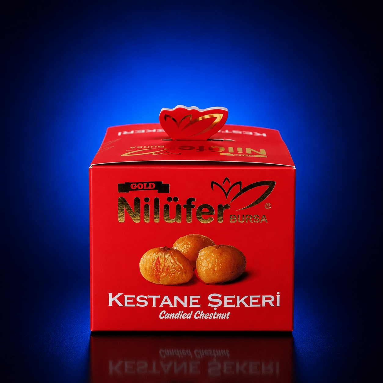 GOLD NILUFER BURSA KESTANE SEKERI 450GR