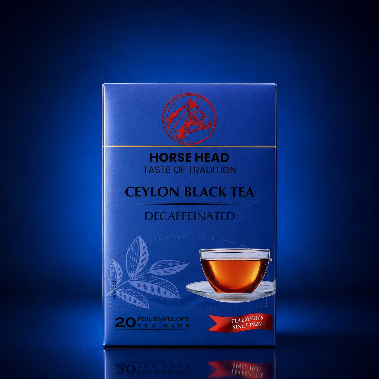 HORSE HEAD ÇAY BLACK TEA DECAFFEINA 20 ZARF*24