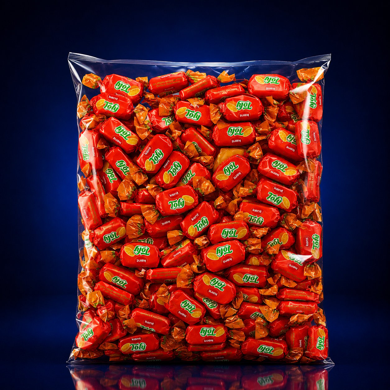 KENT PORTOKAL SULU TOFFE ŞEKERLEME 1KG