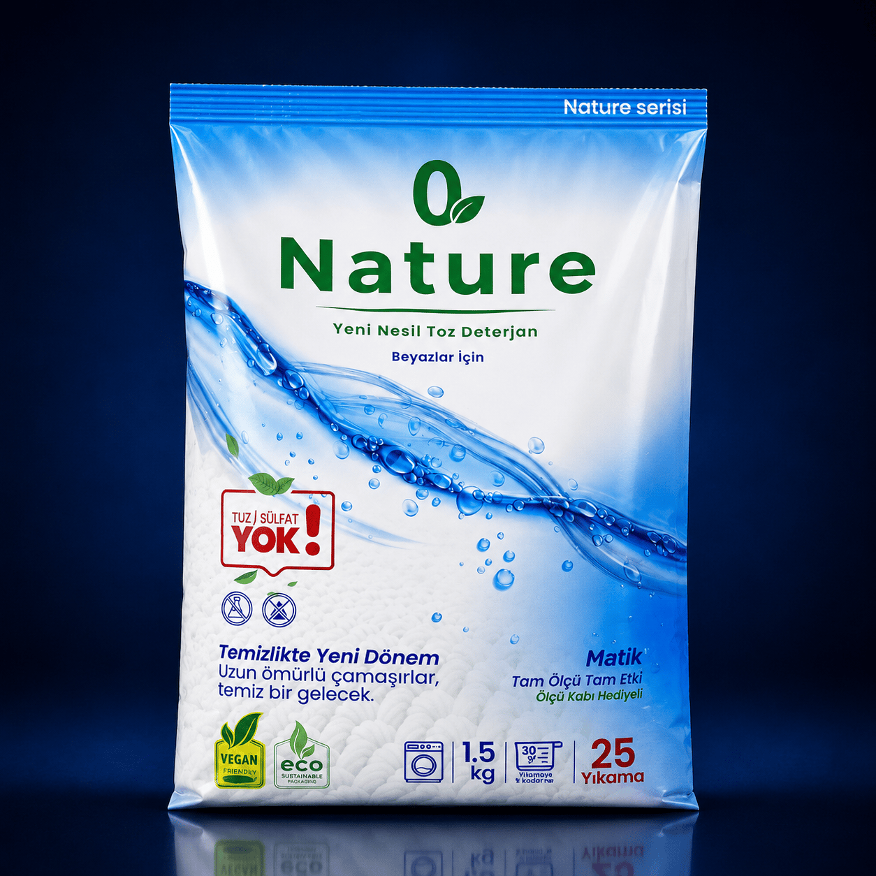 NATURE MATİK 1.5 KĞ*8 ADET BEYAZLAR