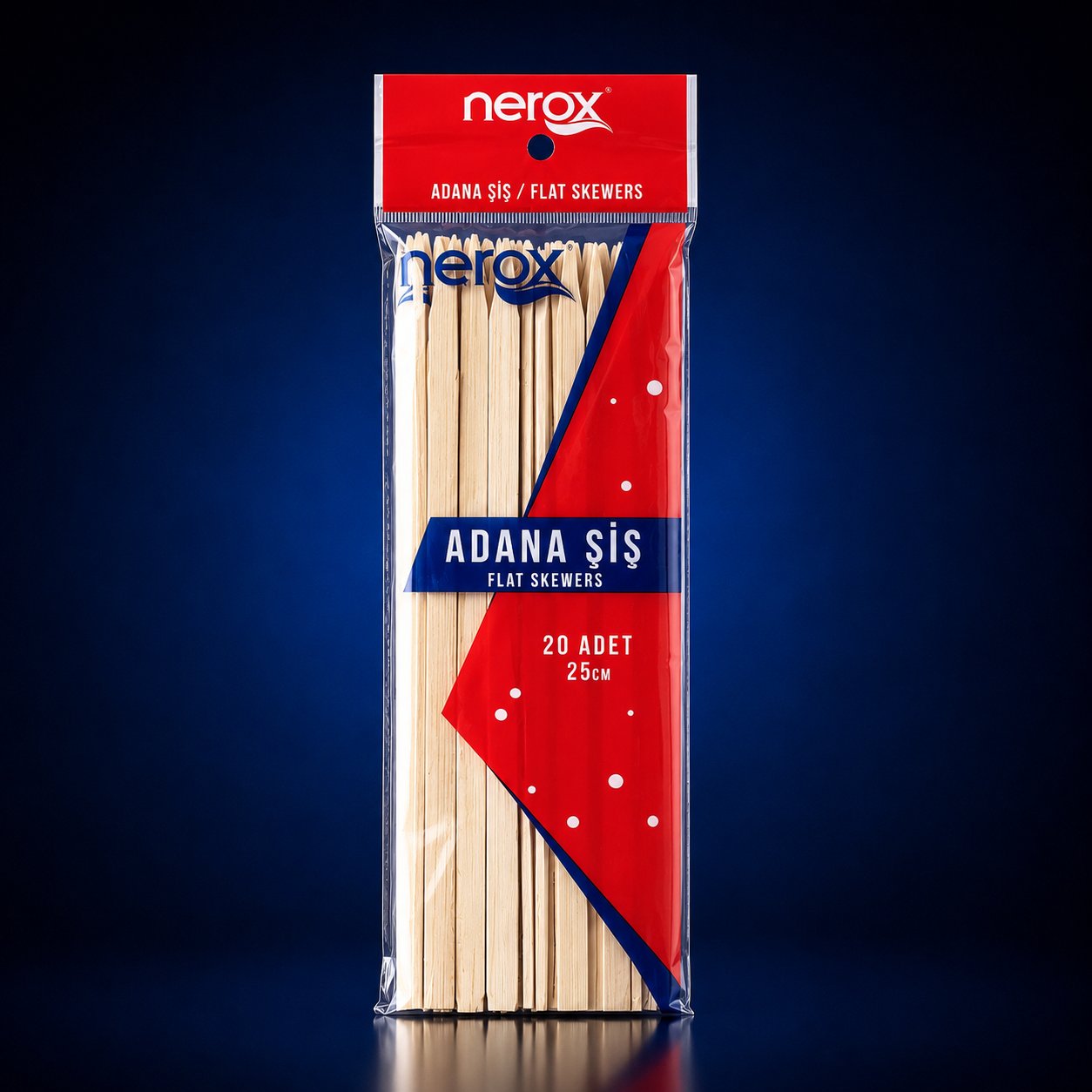 NEROX ADANA ŞİŞ 25 CM 20’li NRX-5050