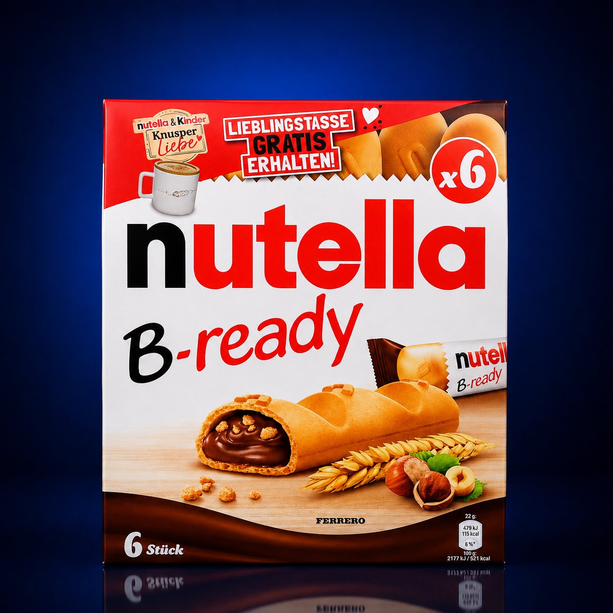 NUTELLA B-READT FERRERO 6LI