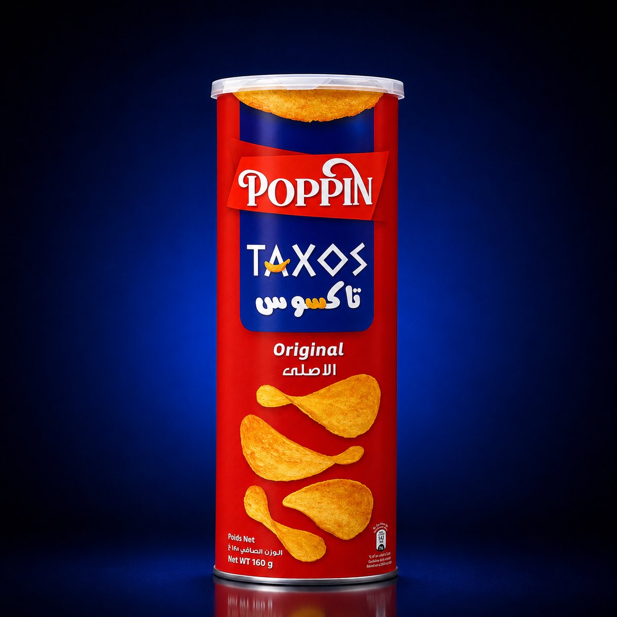 POPPIN TAXOS CHIPS 160 GR