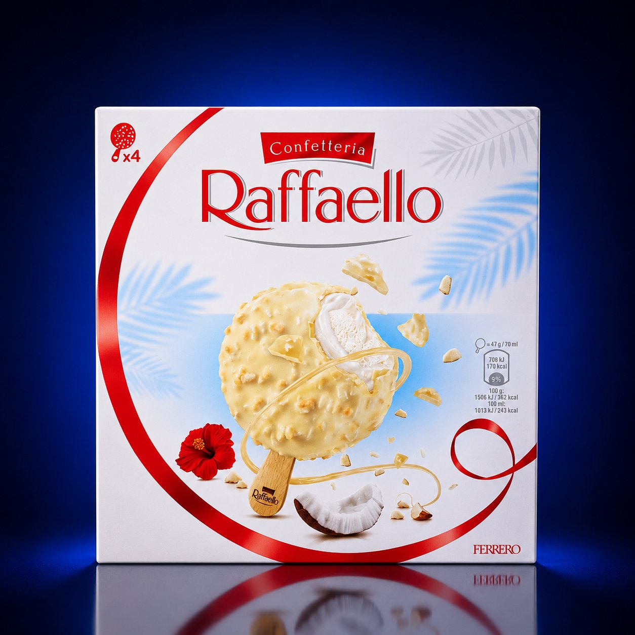 RAFFAELLO ICE CREAM (4LÜ) 188GR-280ML*7