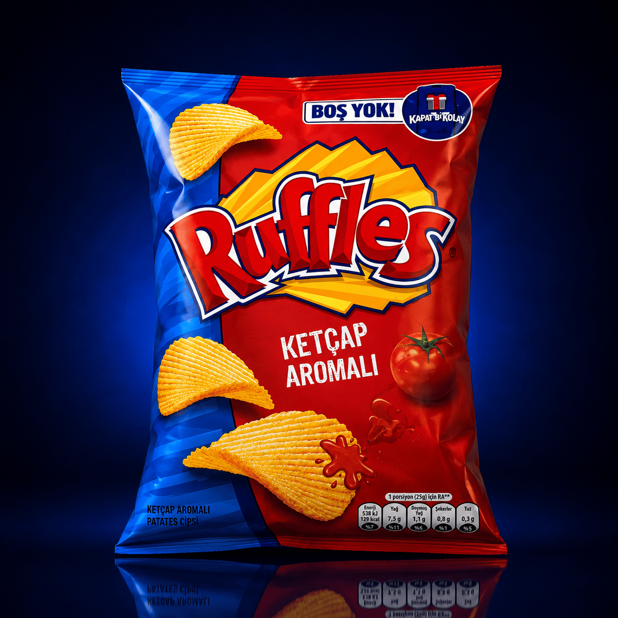 RUFFLES KETÇAPLI CİPS 100 GR *23