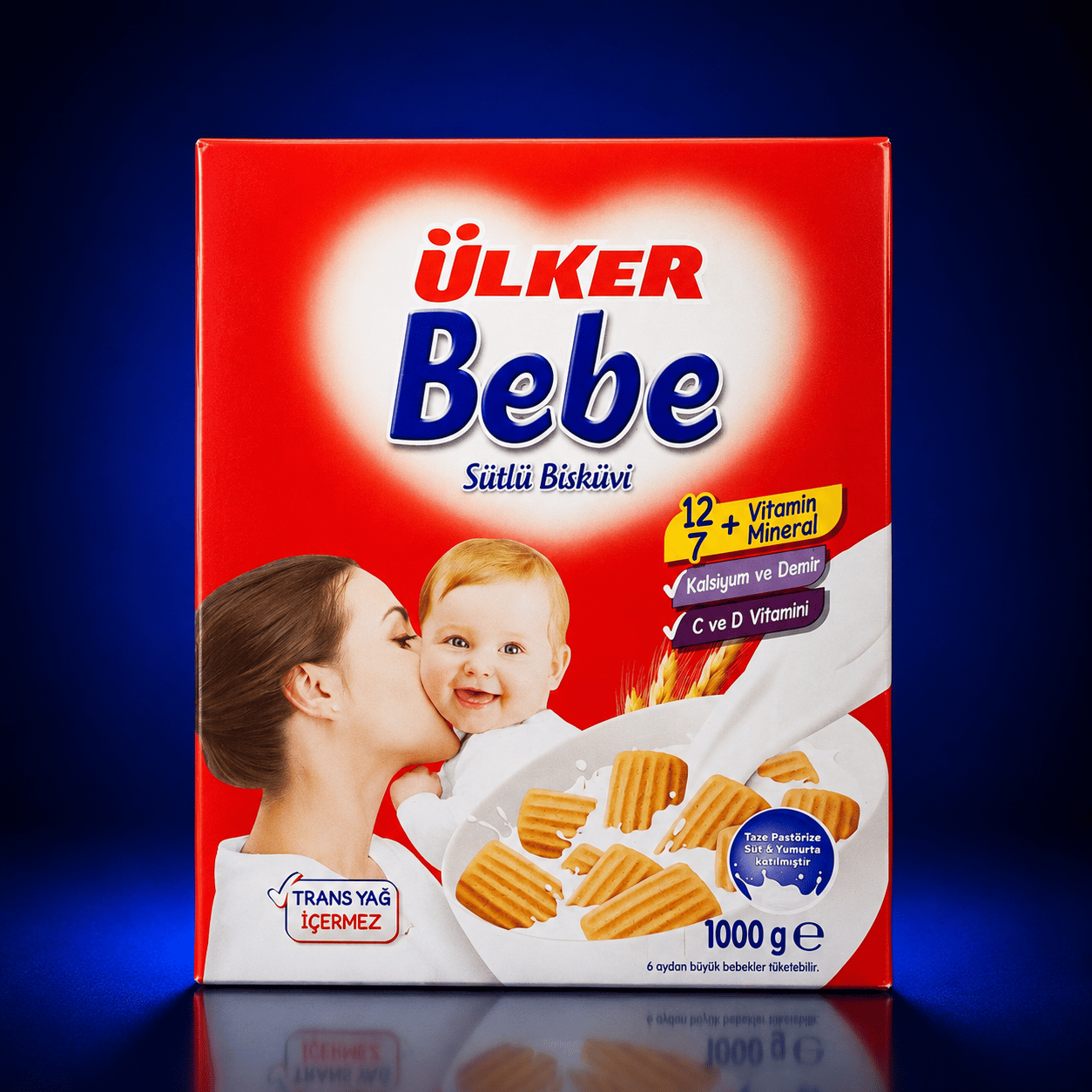 ÜLKER BEBE SUTLU BISKUVI 1000 GR