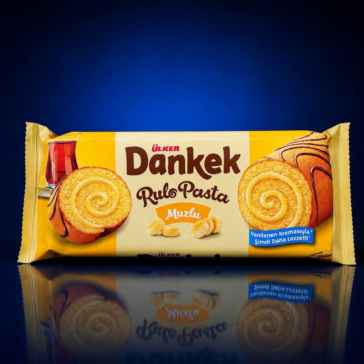 ÜLKER DANKEK RULO PASTA MUZLU 235G*8