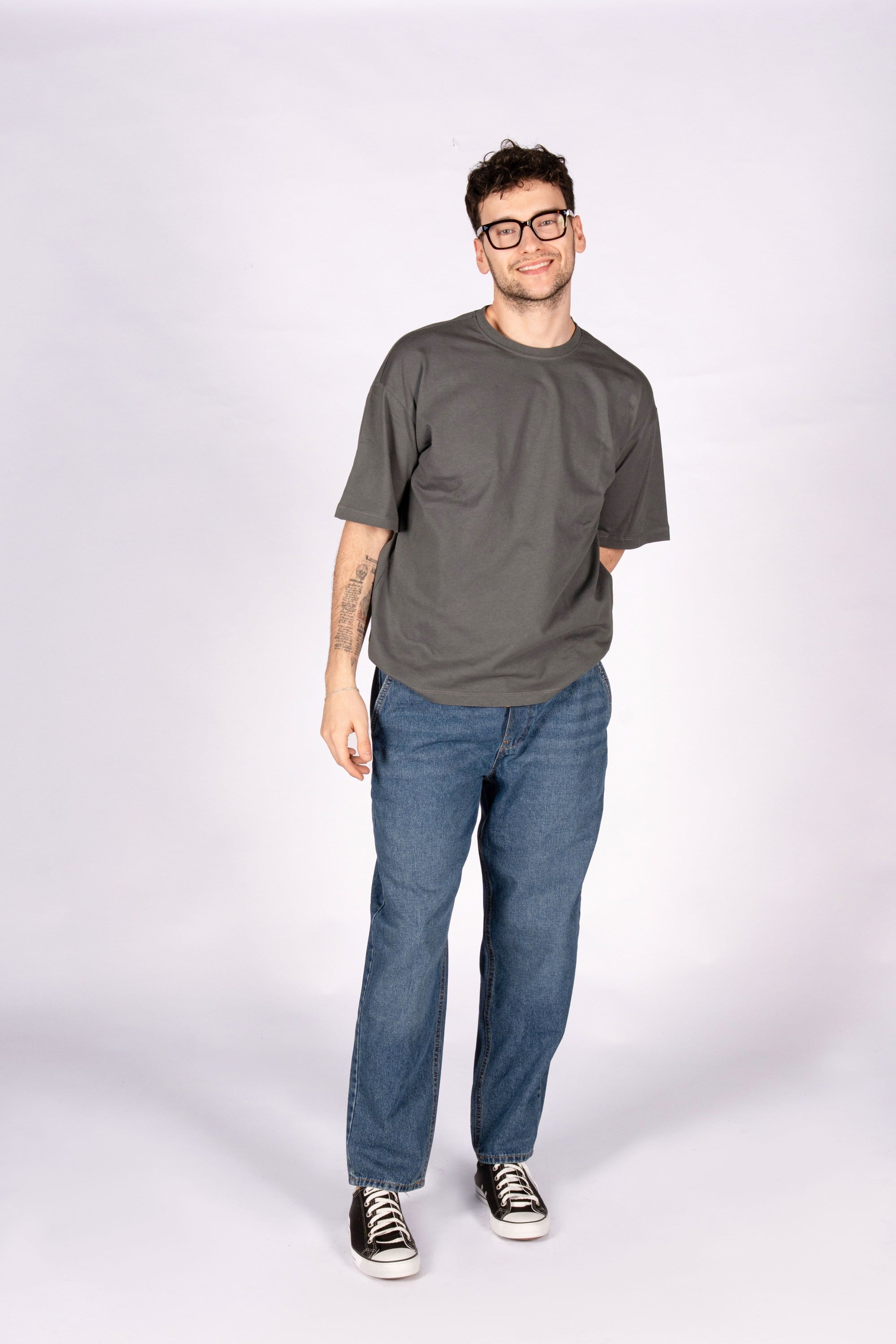 Easy Denim Jogger Kalıp Indigo Erkek Denim Pantolon
