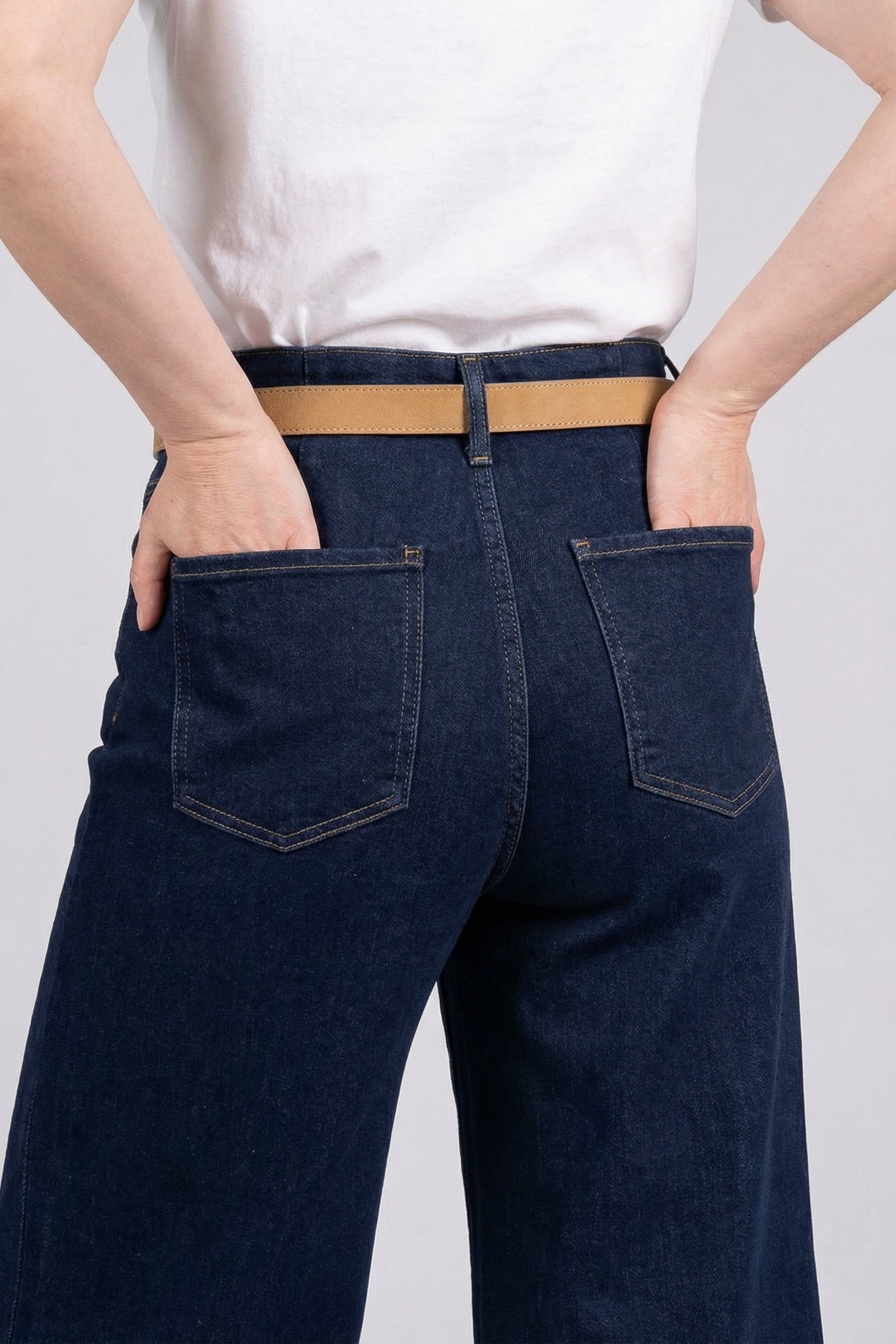 Elegance Flow Dark Rodeo Kadın Jean Pantolon