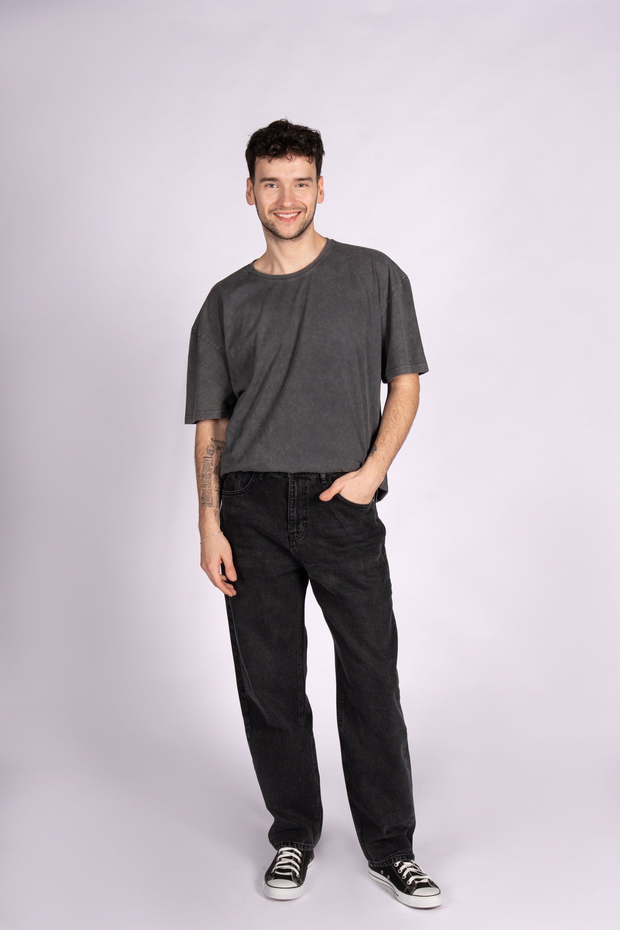 Freedom Slouch Baggy Fit Siyah Rodeo Erkek Denim Pantolon