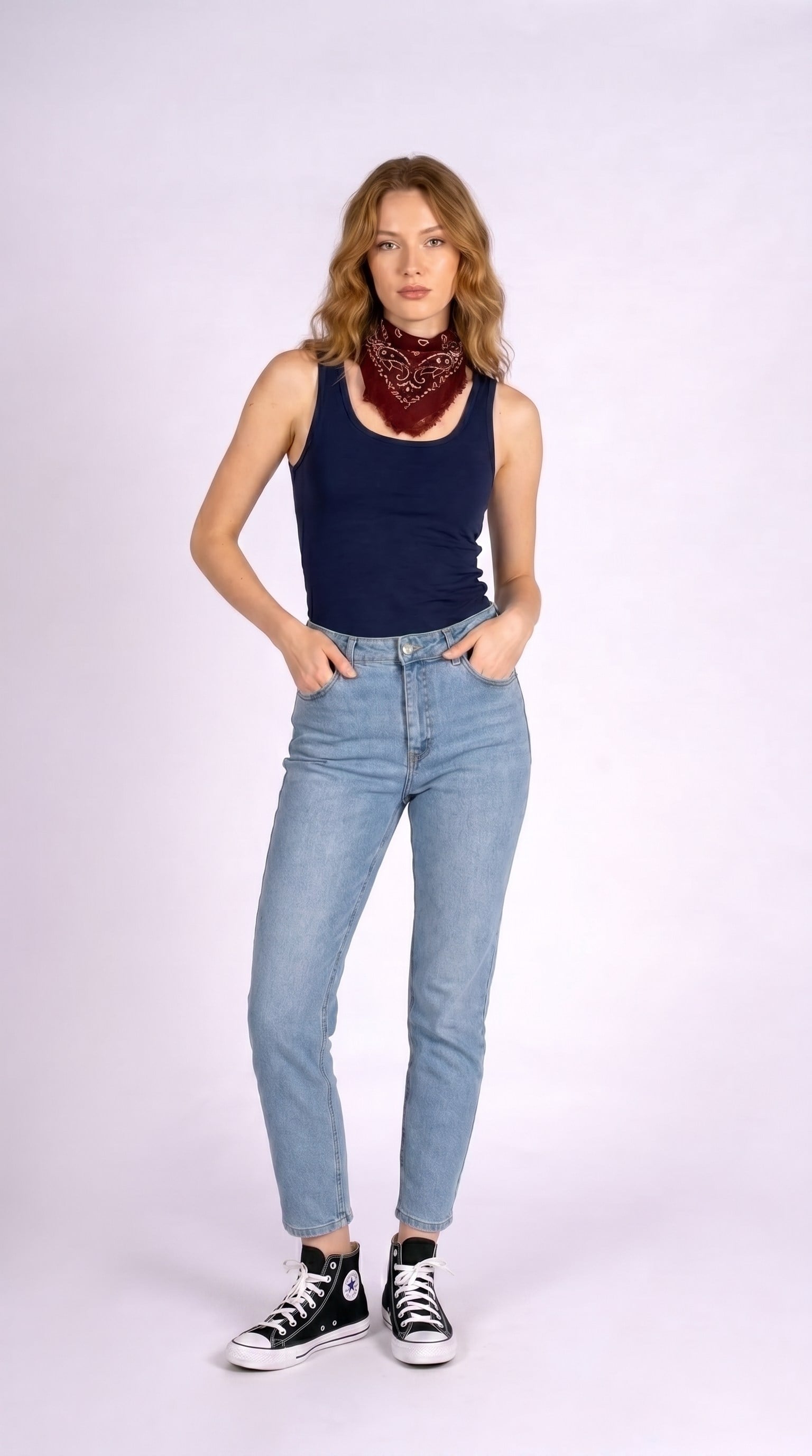 Mom Chic Light Rodeo Kadın Jean Pantolon