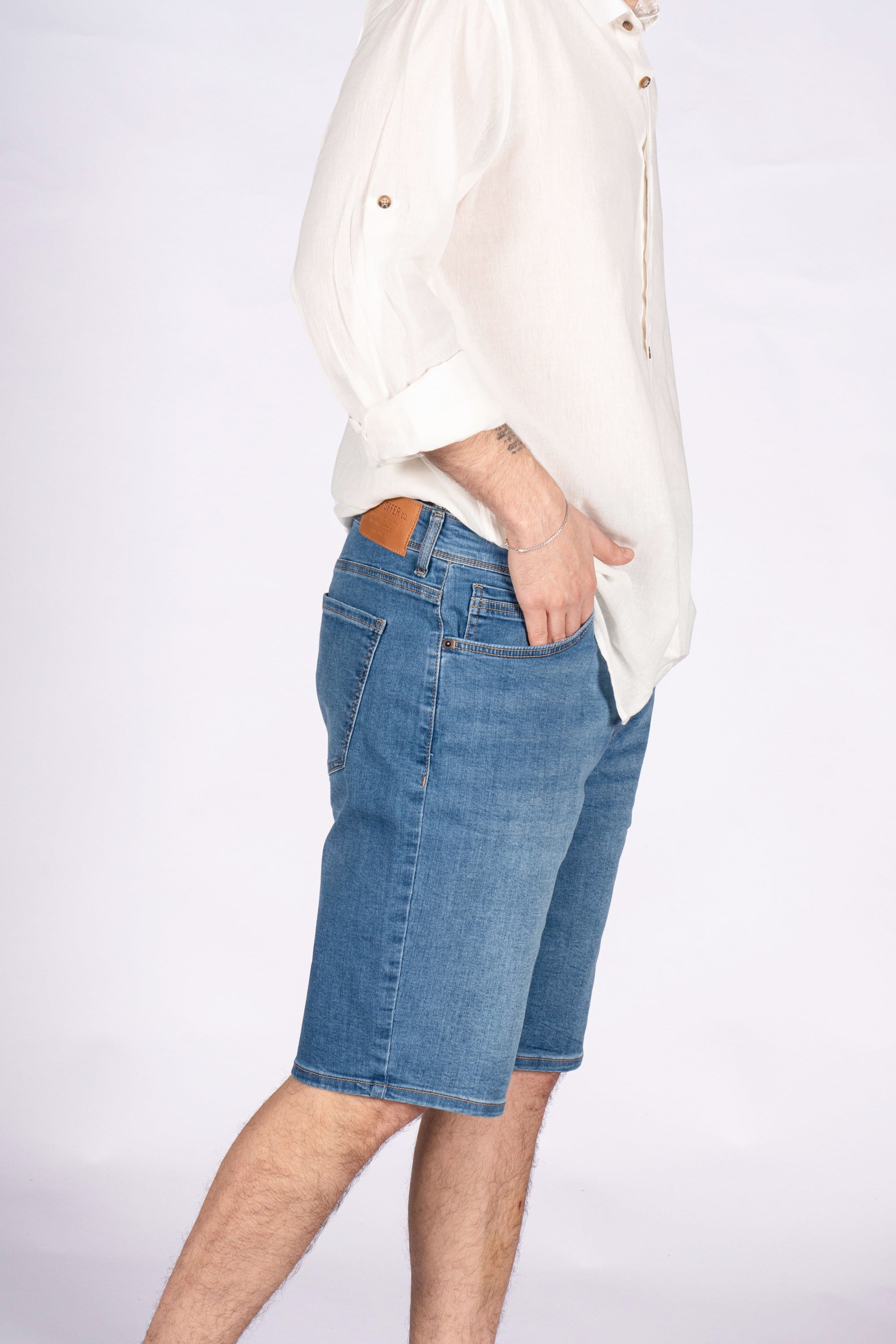 Summer Nomad Normal Kalıp Indigo Erkek Denim Şort