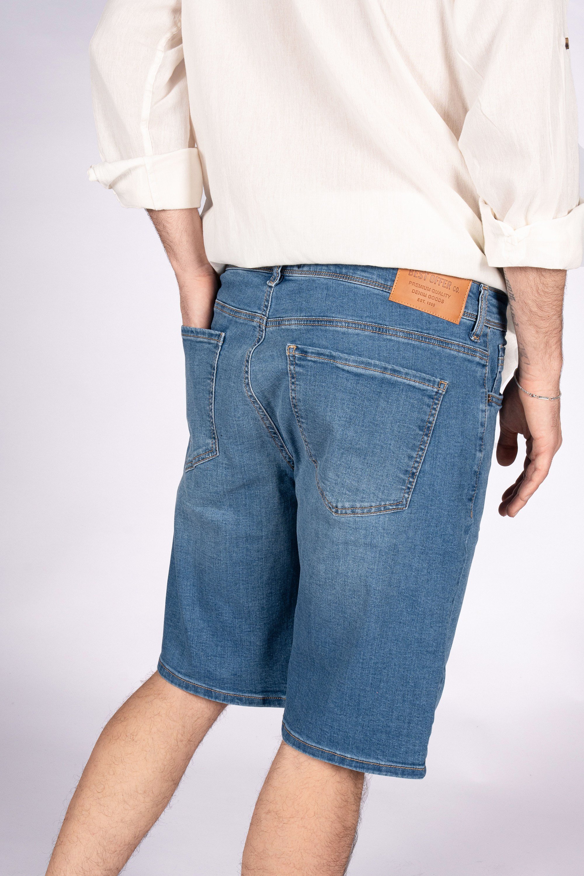 Summer Nomad Normal Kalıp Indigo Erkek Denim Şort