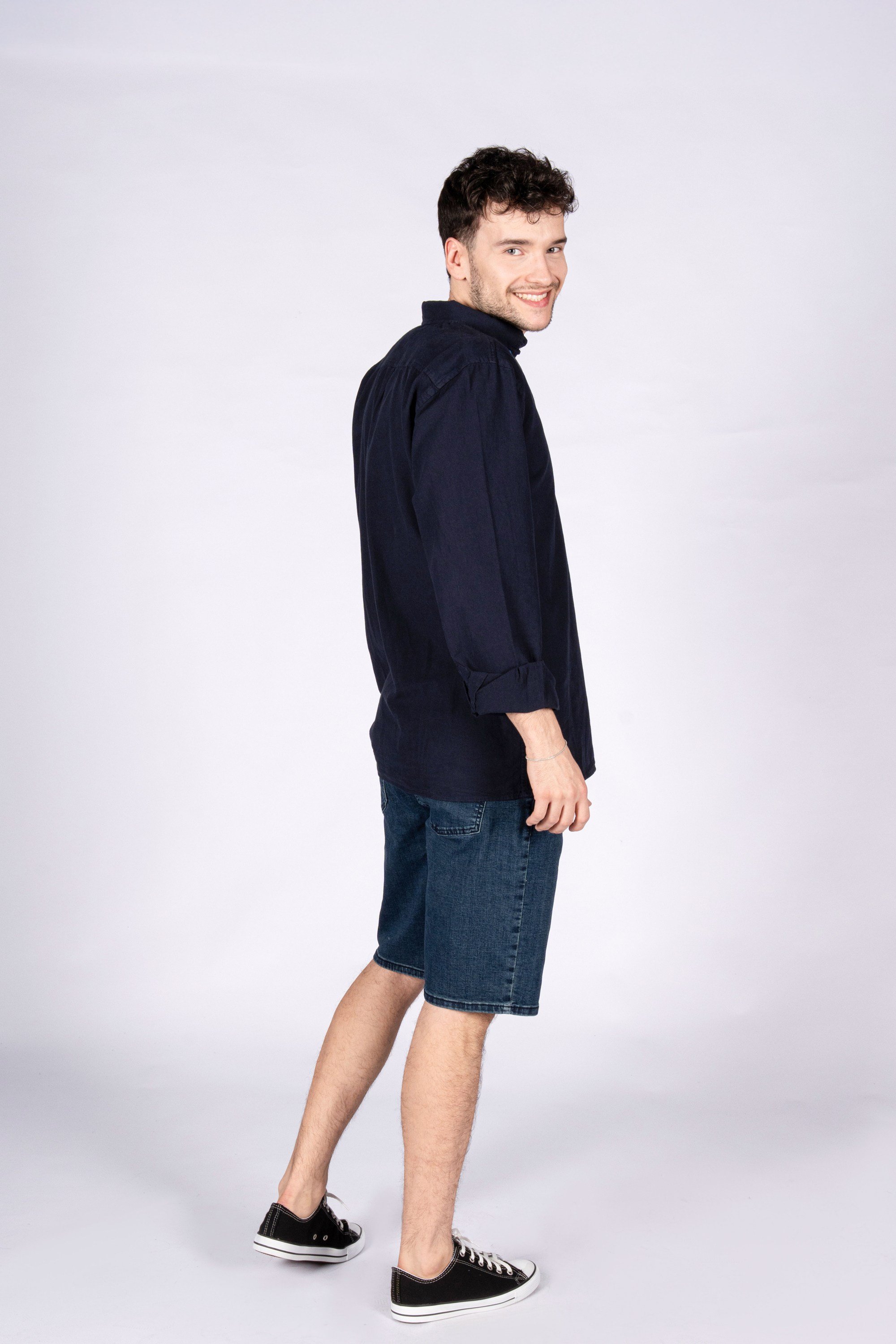 Summer Nomad Normal Kalıp Koyu Lacivert Erkek Denim Şort