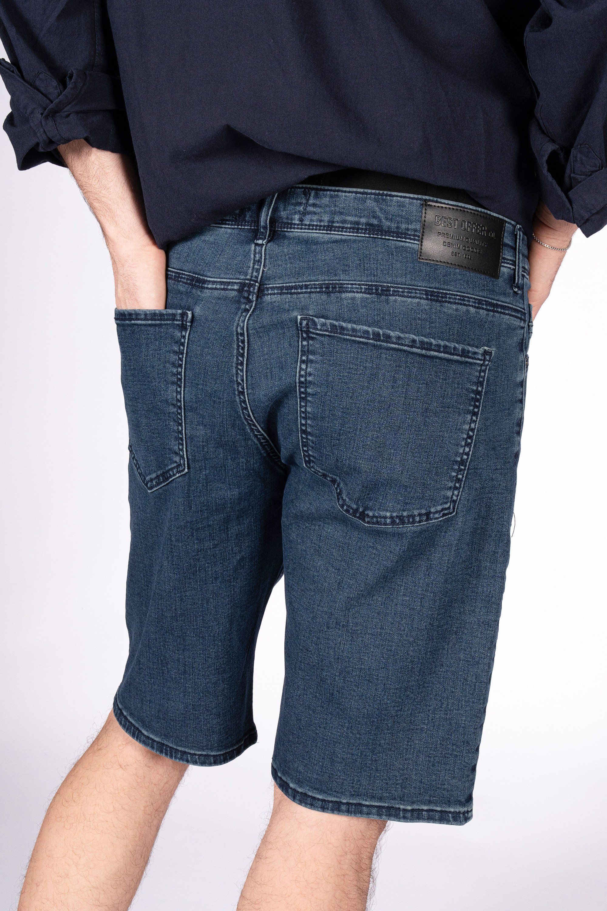Summer Nomad Normal Kalıp Koyu Lacivert Erkek Denim Şort