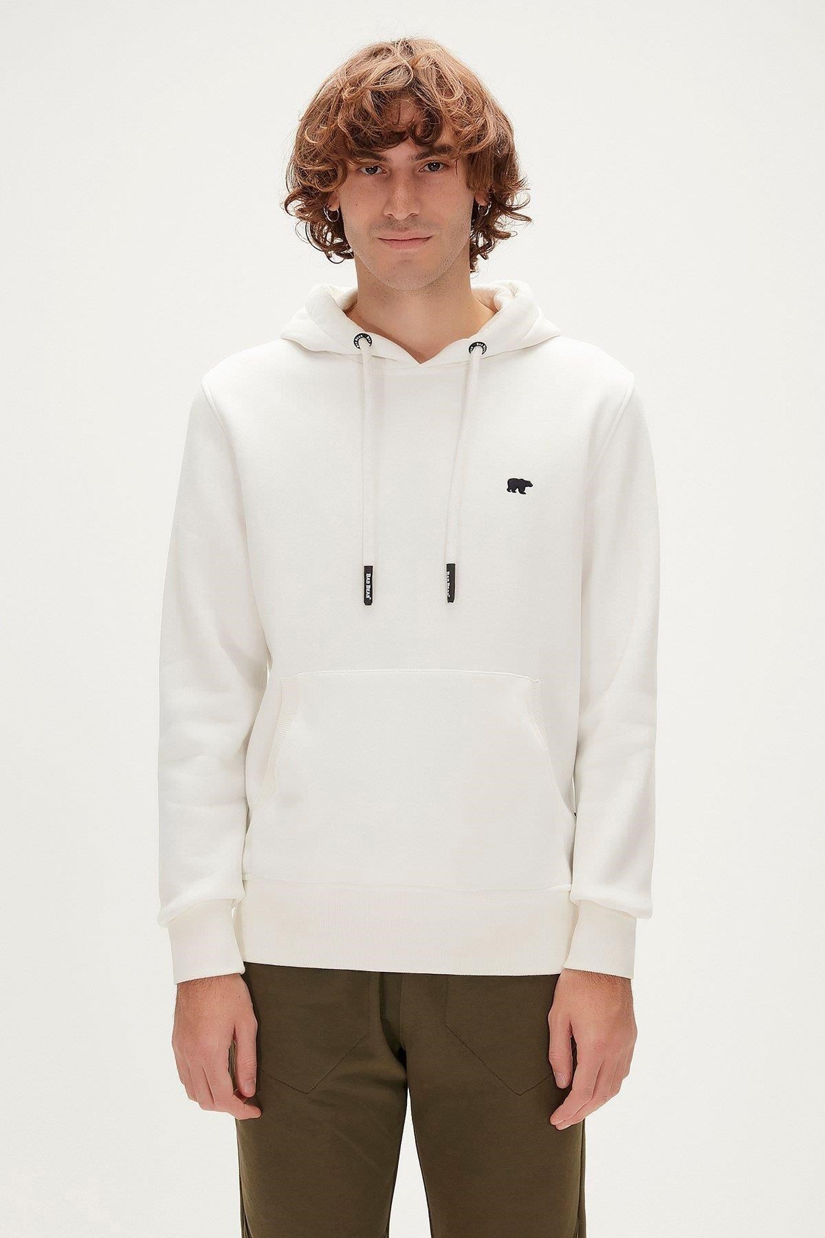 BAD BEAR ERKEK SWEATSHİRT SIMPLE HOODIE