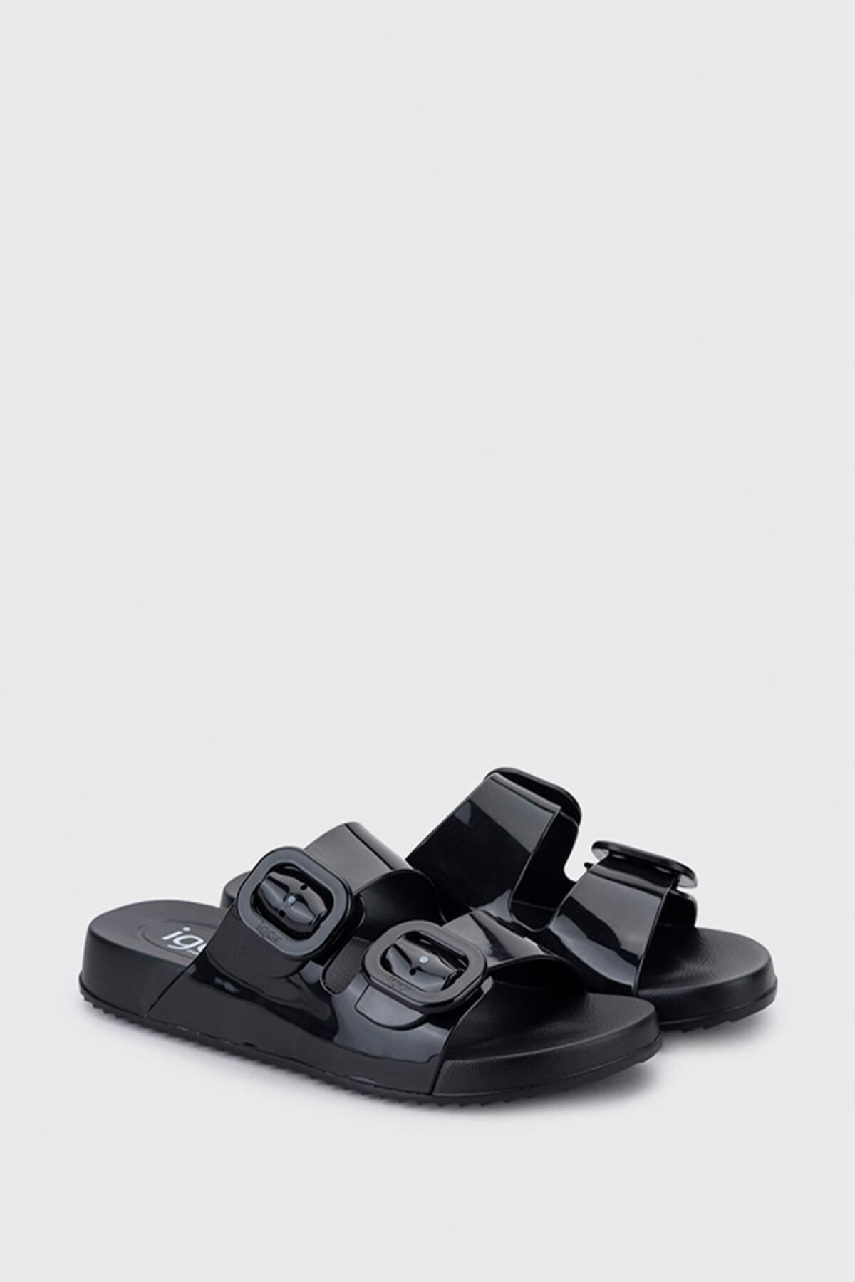 IGOR  KADIN SİYAH S10334 HABANA BRILLO SANDALET S10334-IGR002