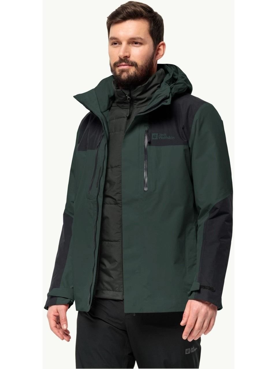 JACK WOLFSKIN ERKEK JASPER 3IN1 JKT M OUTDOOR CEKETİ 1115261-4161