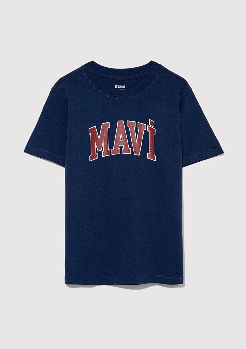 MAVİ ÇOCUK MAVİ LOGO BASKILI TİŞÖRT Derin Mavi 6610030-70491
