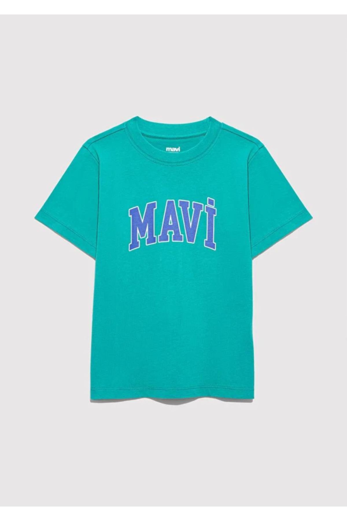 MAVİ ÇOCUK MAVİ LOGO BASKILI TİŞÖRT Porcelain Green 6610030-71711