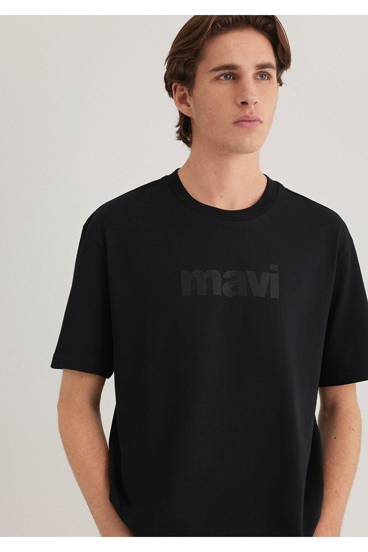 MAVİ ERKEK MAVİ LOGO TİŞÖRT Siyah 0611807-900