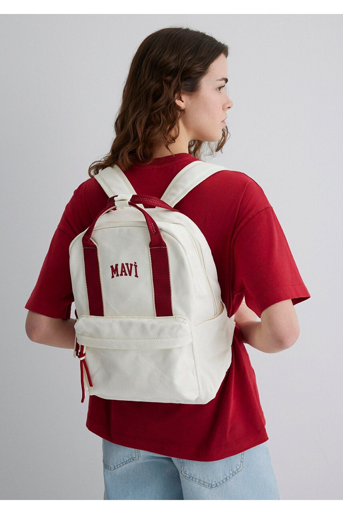 MAVİ KADIN Sırt  Çantası  Krem 1912481-32149