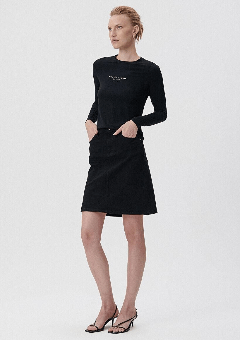 MAVİ KADIN VALERIE ETEK Black STR 1319882672