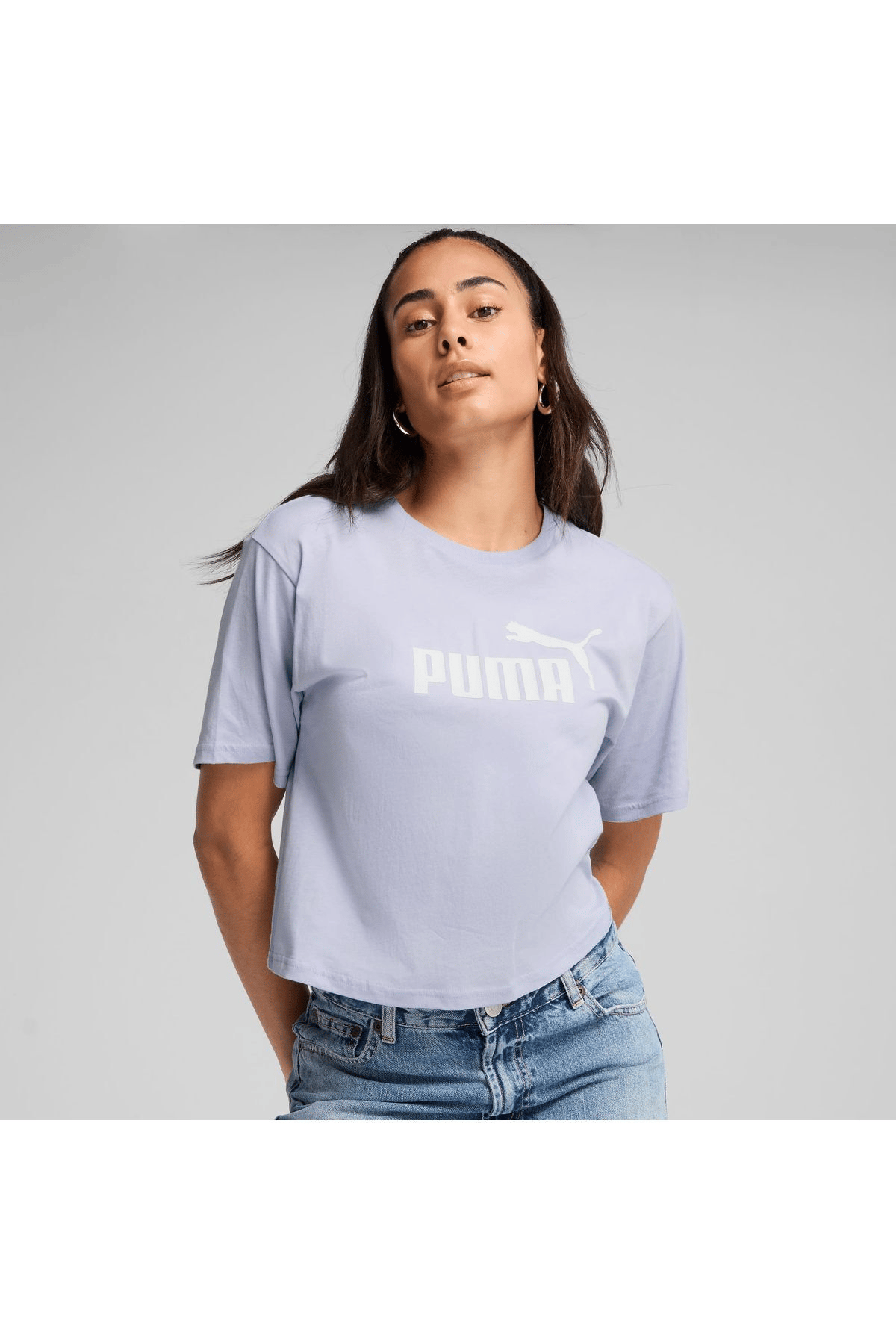 PUMA KADIN ESS CROPPED NO. 1 LOGO TEE TİŞÖRT 68497247