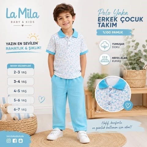 POLO YAKA İKİLİ TAKIM 