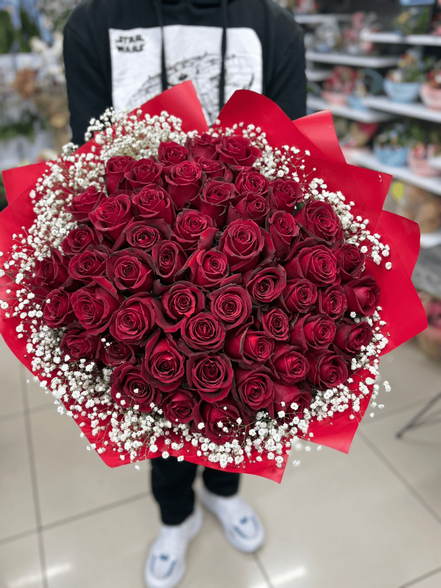 51 Kırmızı Gül Buketi