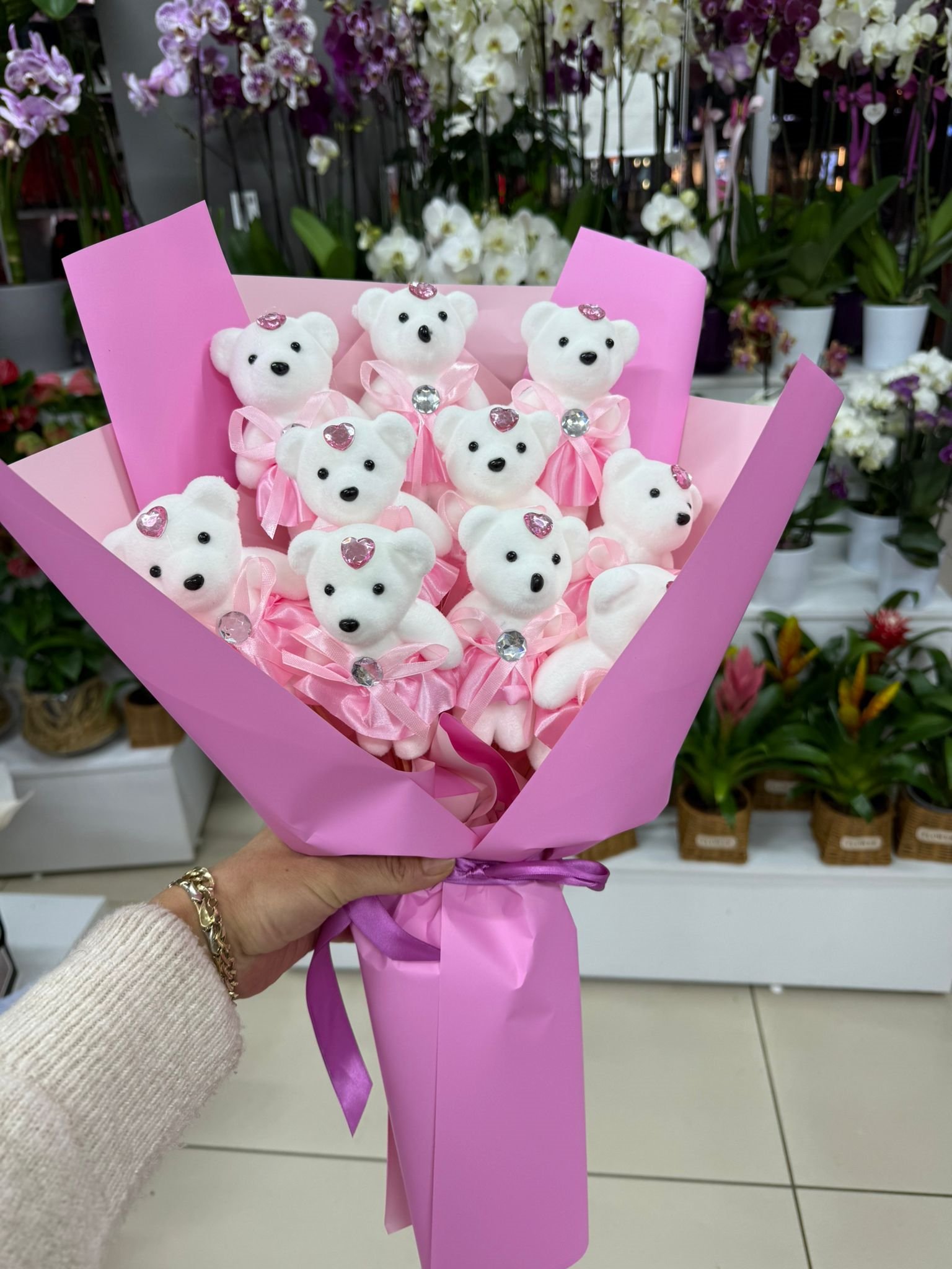 Pembe Ayıcık Buketi