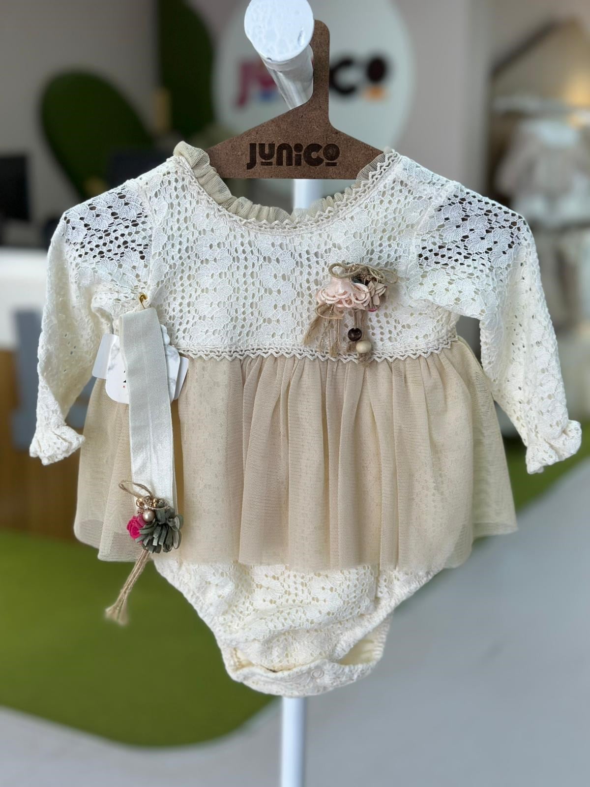DANTEL EKRU ROMPER