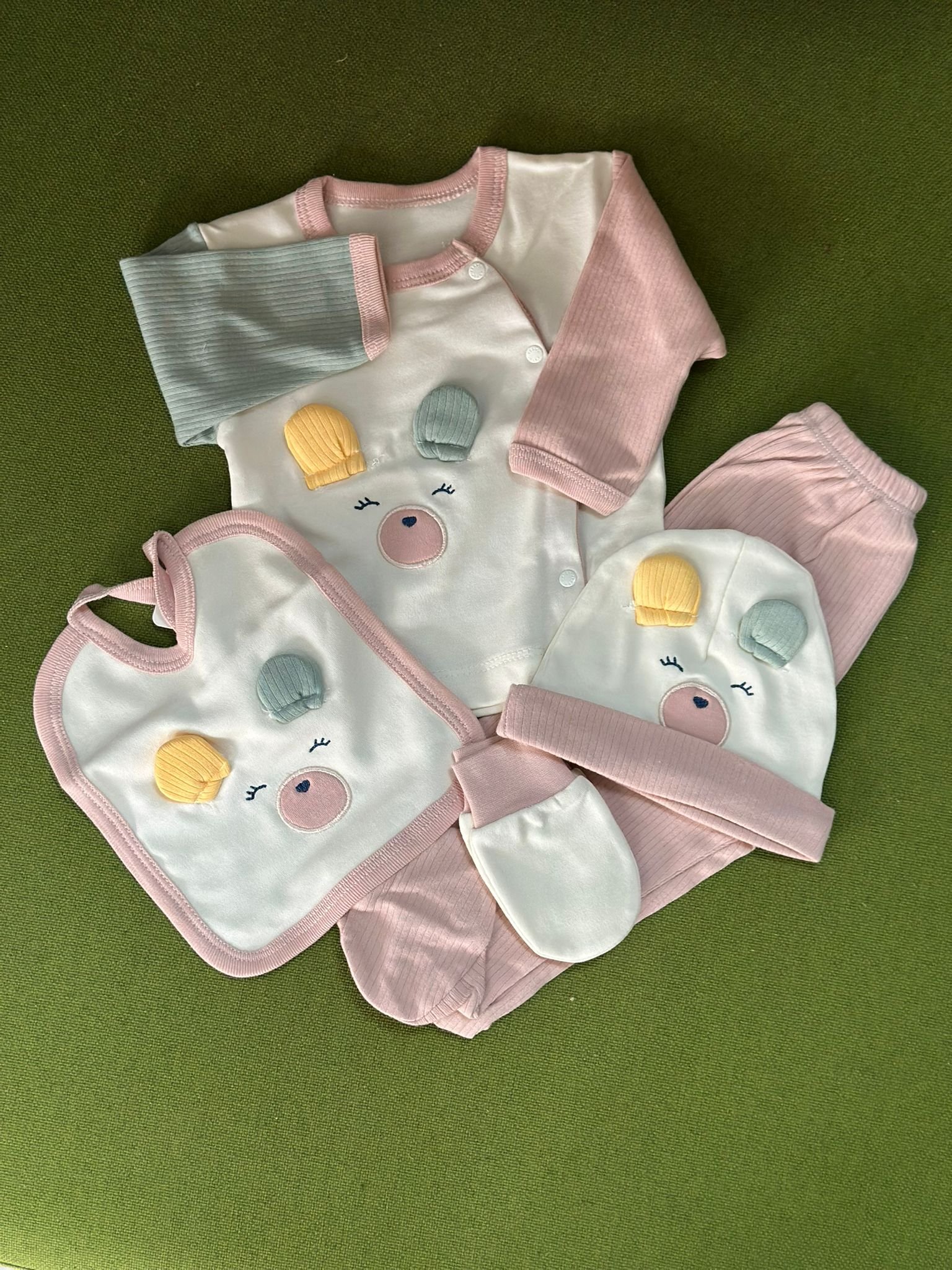 KIZ BEBEK KULAKLI 5 Lİ SET